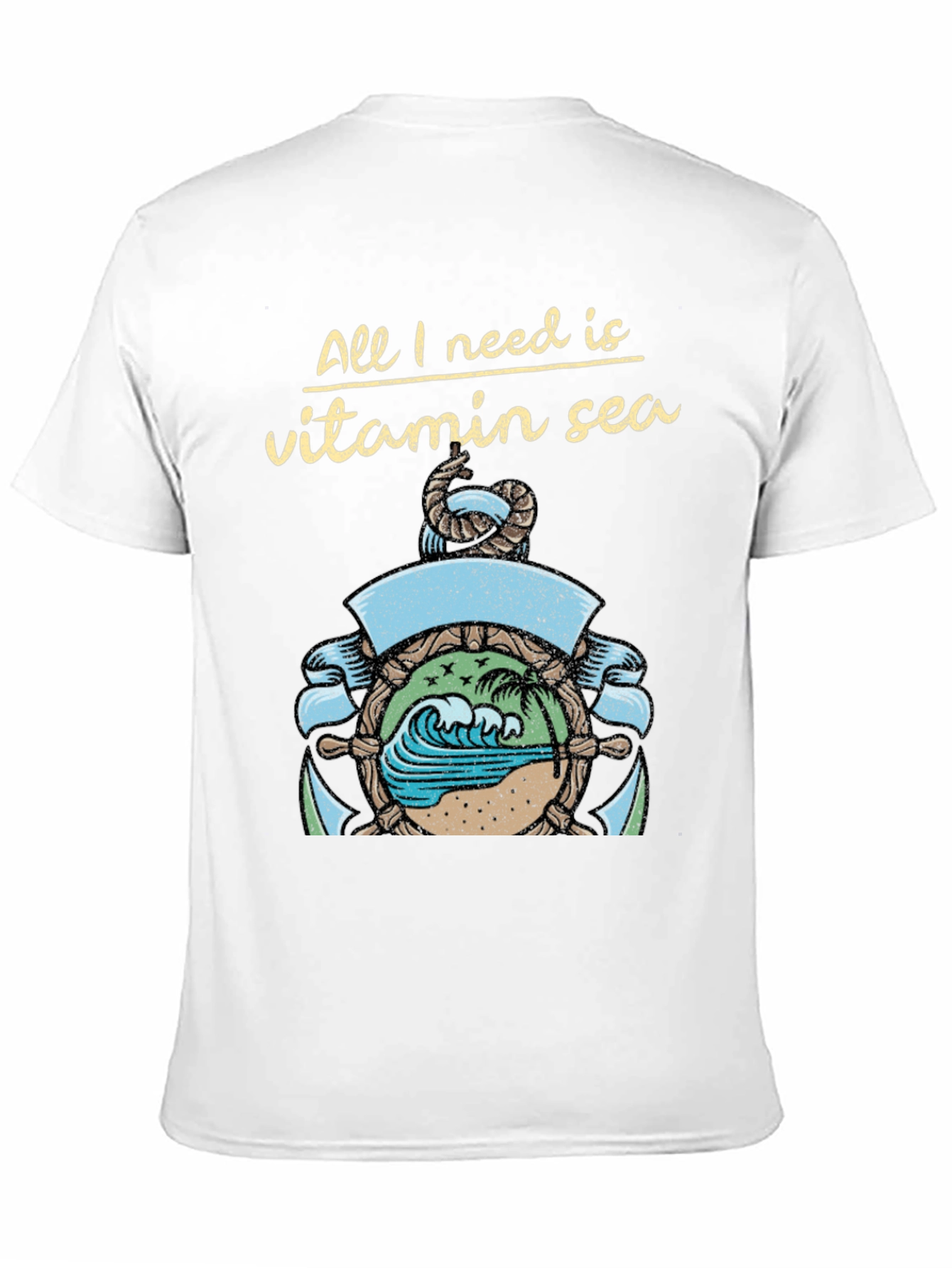 Vitamin Sea Graphic T-Shirt - Beach Lover Tee