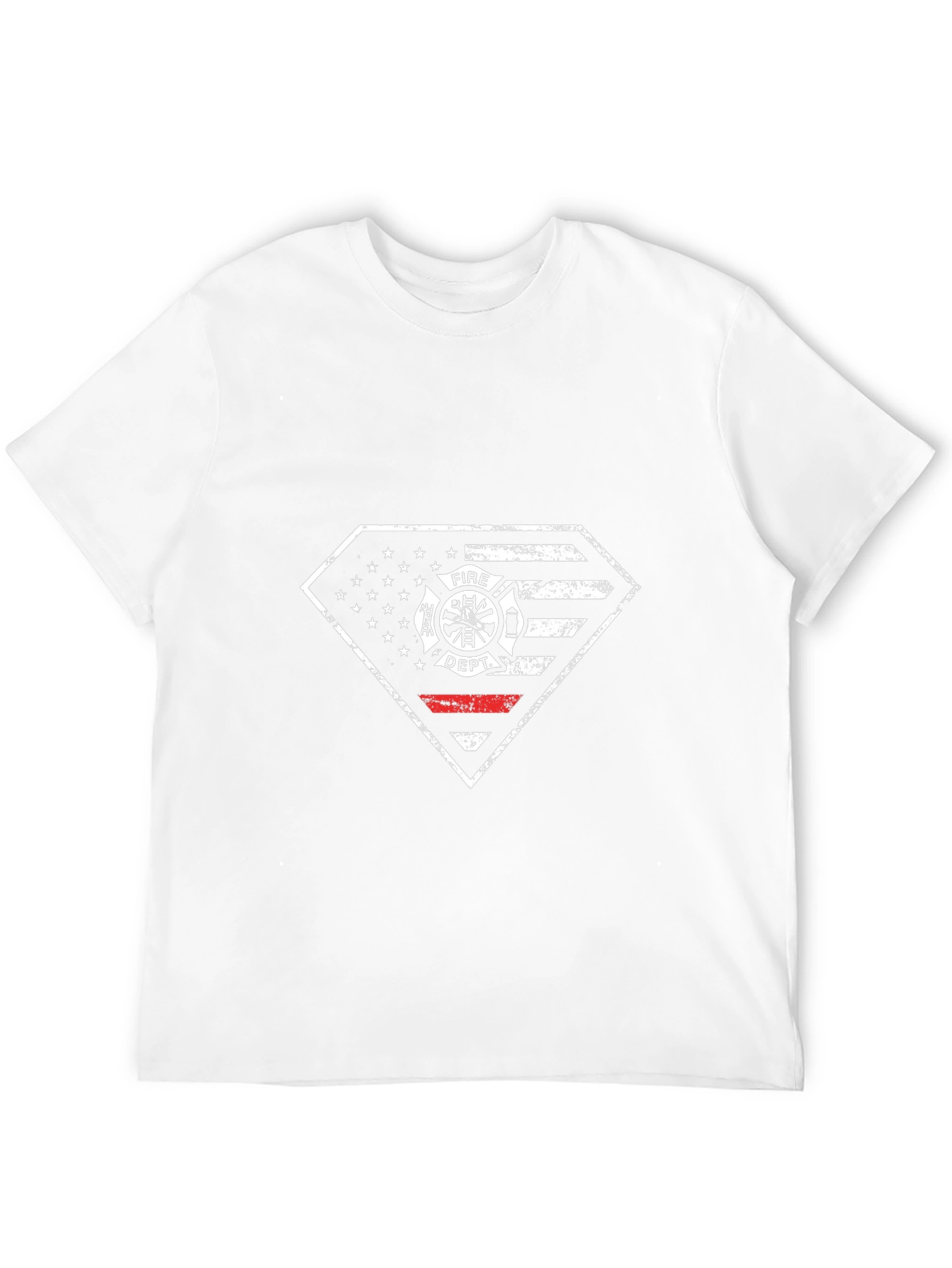 Fire Dept. American Flag Graphic Tee