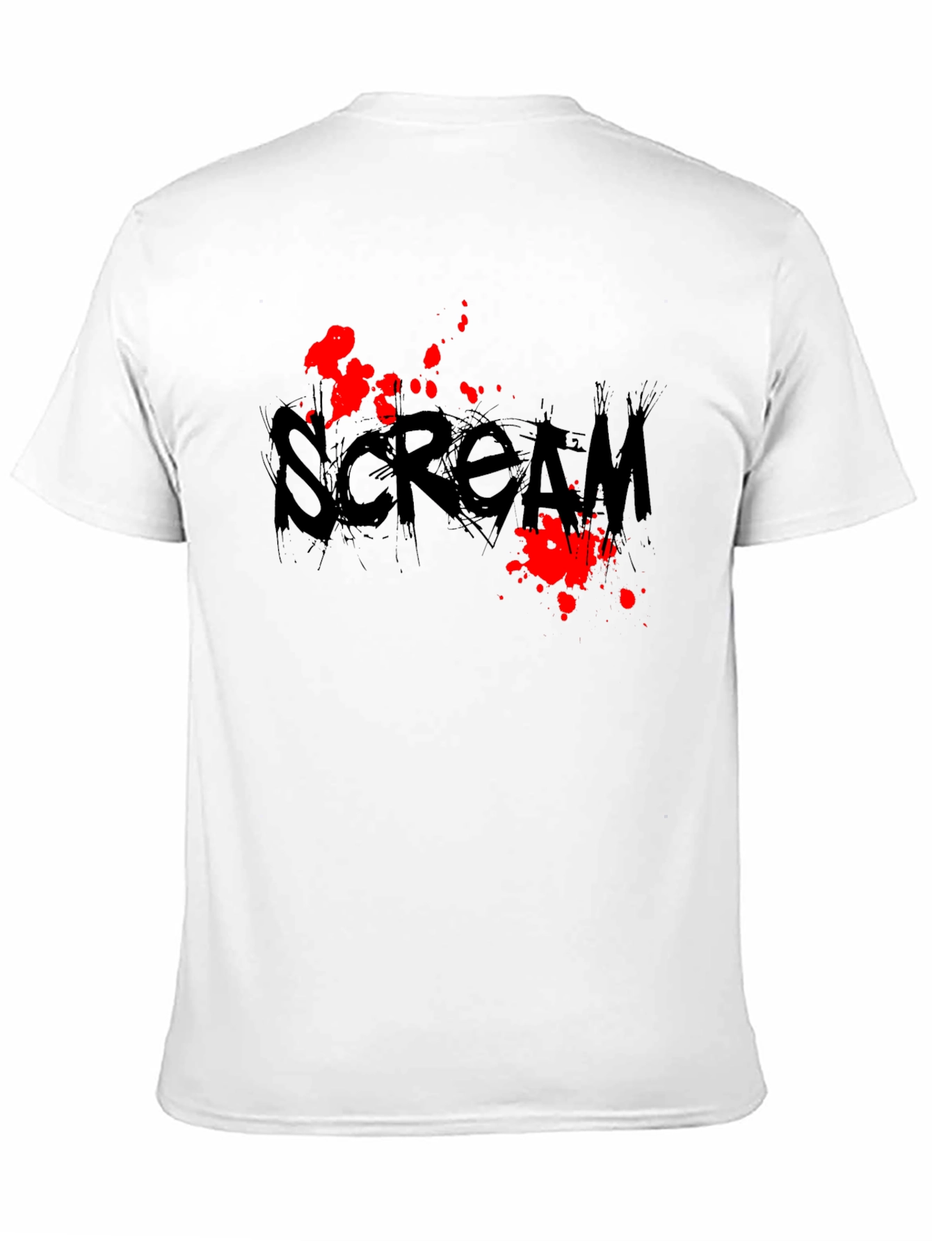 Scream Movie Black Graphic T-Shirt