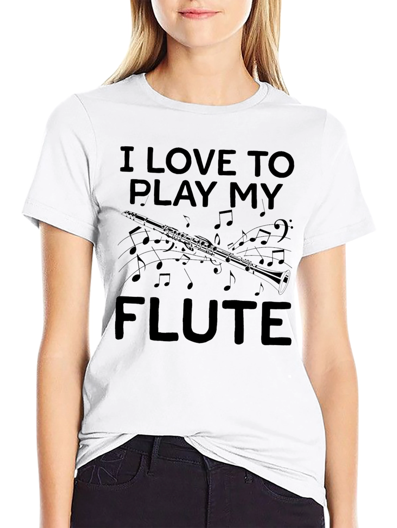 I Love to Play My Flute T-Shirt