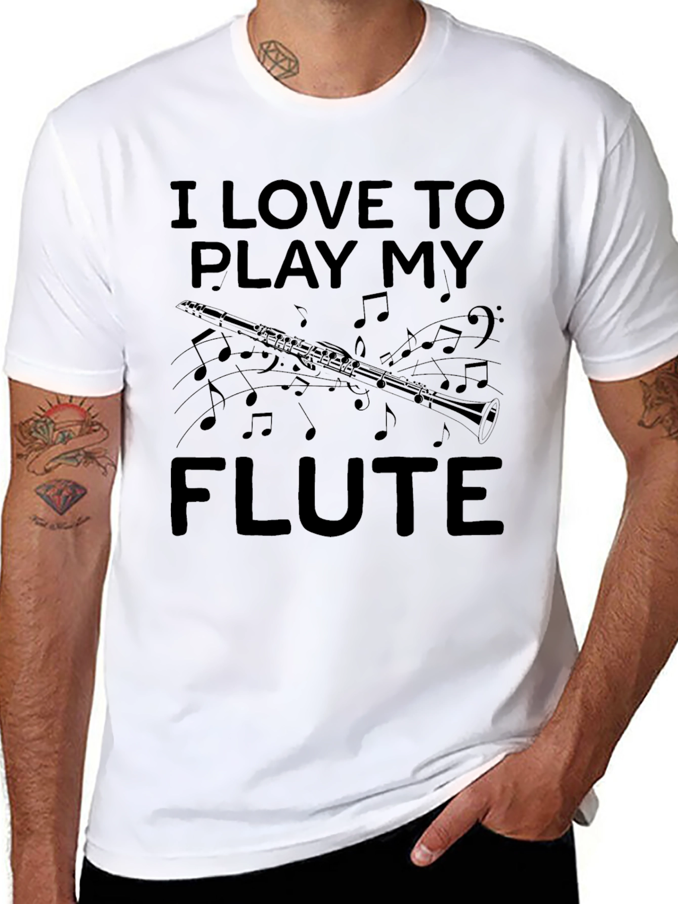 I Love to Play My Flute T-Shirt