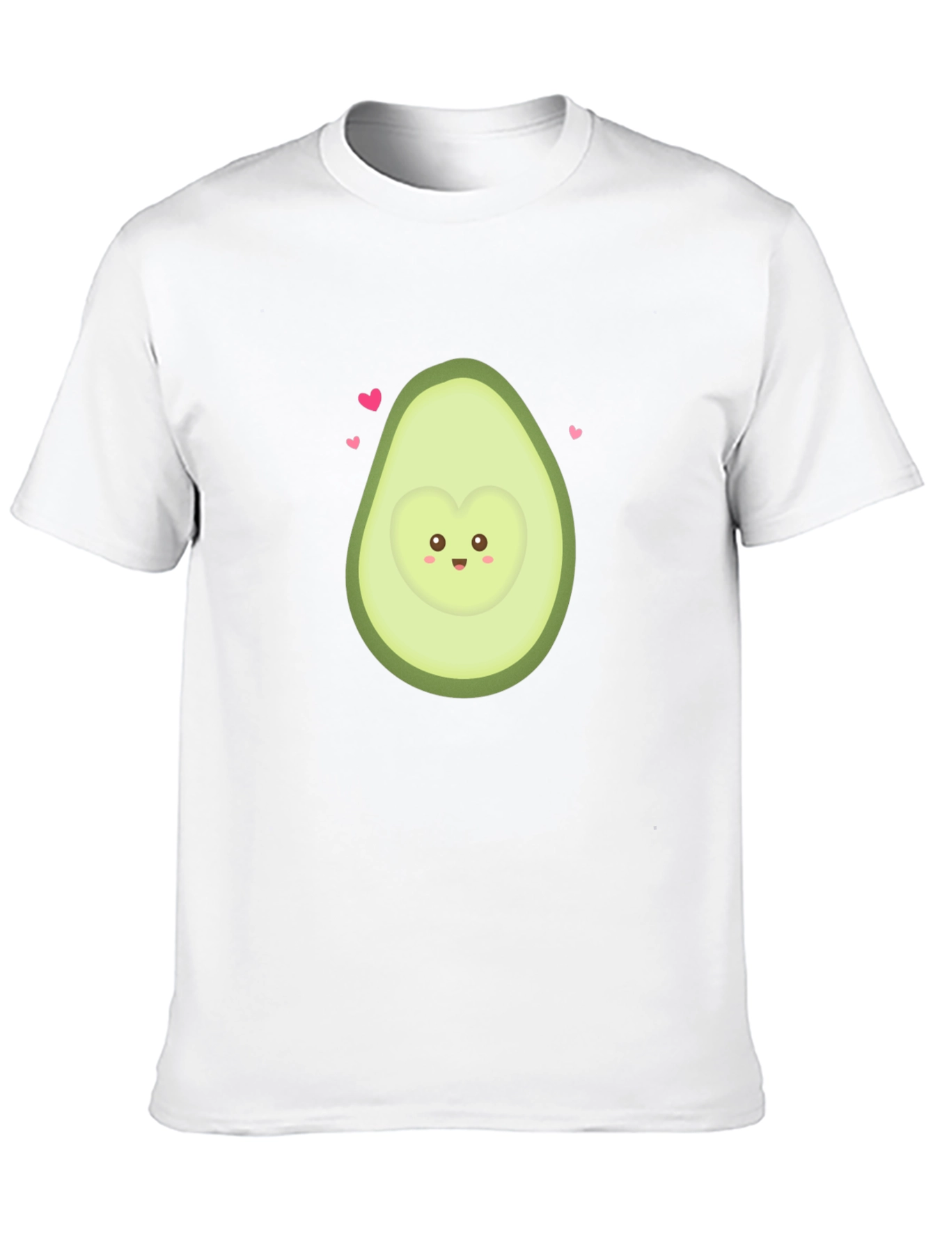 Avocado Heart Graphic T-Shirt - Cute Kawaii Style