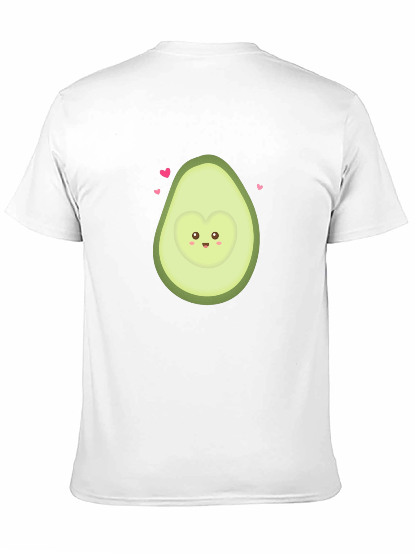 Avocado Heart Graphic T-Shirt - Cute Kawaii Style
