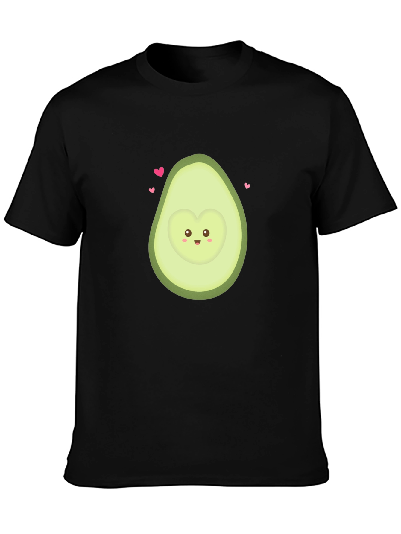 Avocado Heart Graphic T-Shirt - Cute Kawaii Style
