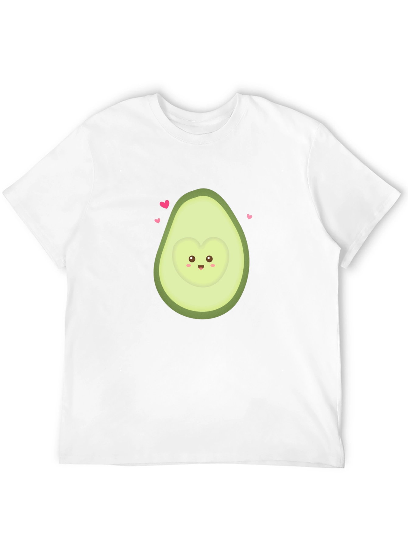 Avocado Heart Graphic T-Shirt - Cute Kawaii Style