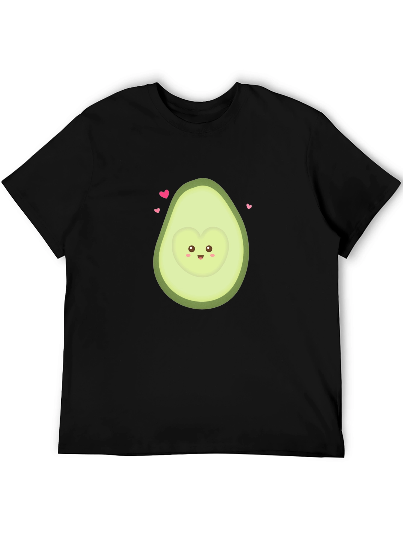 Avocado Heart Graphic T-Shirt - Cute Kawaii Style