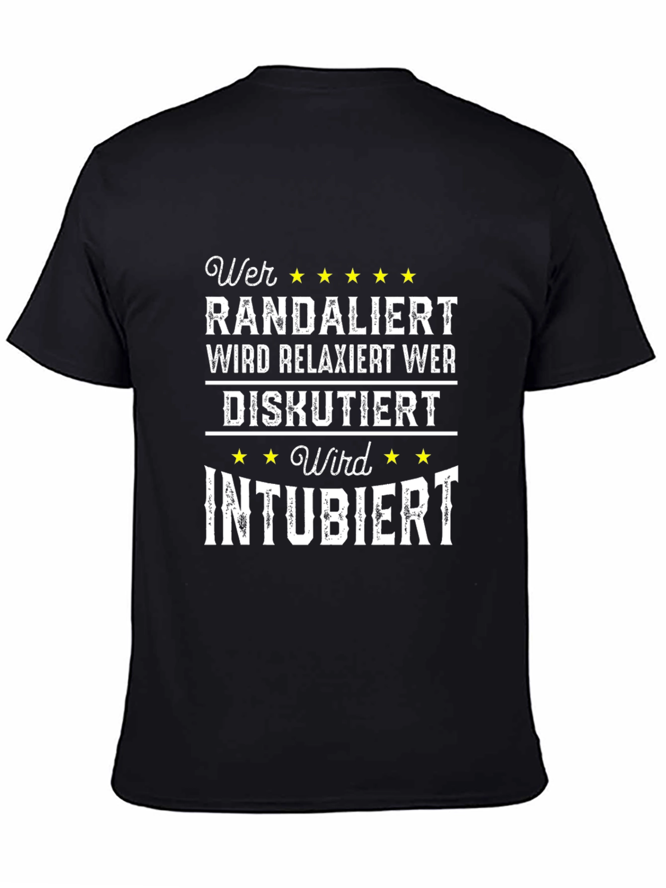 Wer Randaliert T-Shirt - Funny German Humor Tee