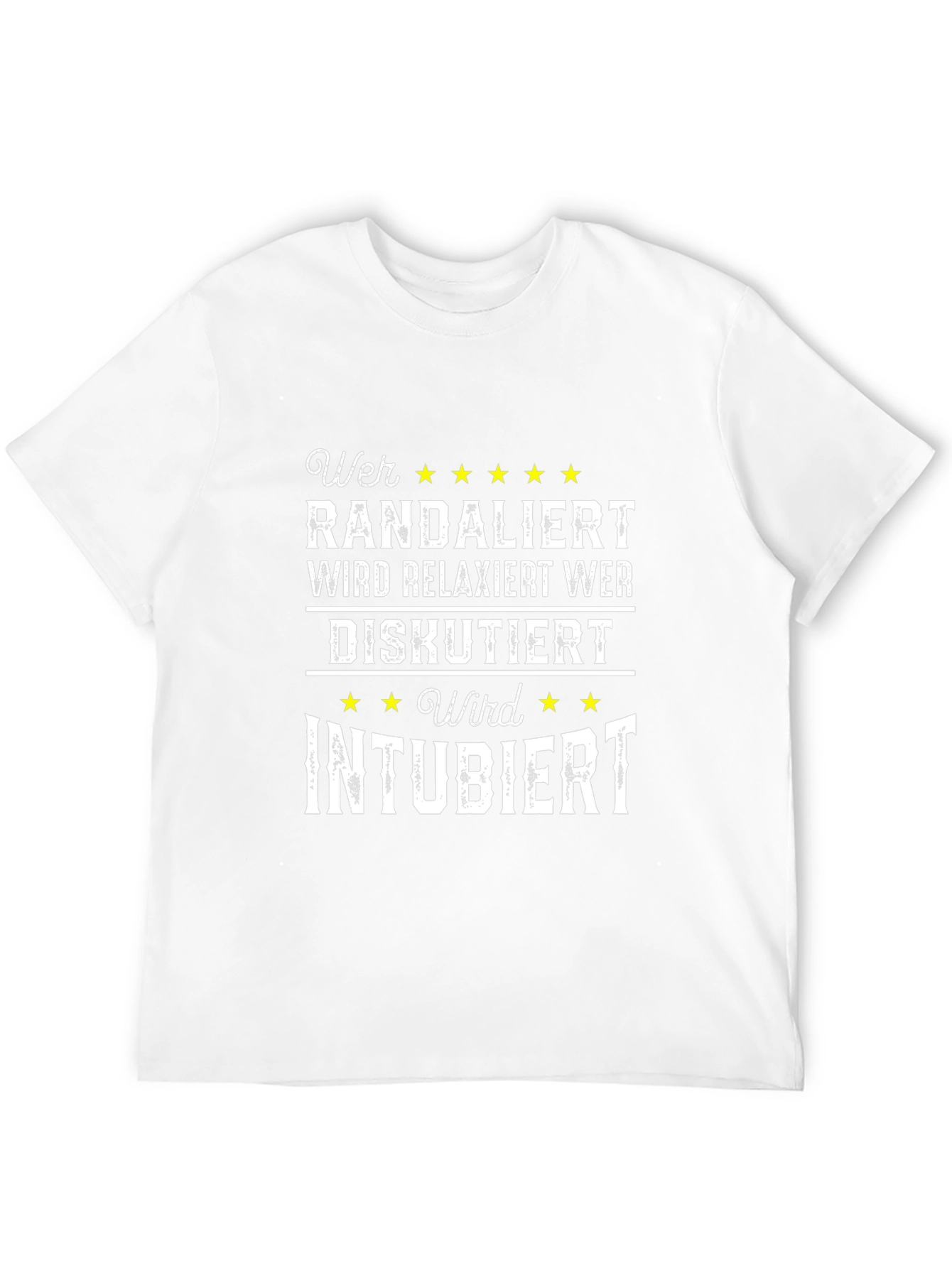 Wer Randaliert T-Shirt - Funny German Humor Tee