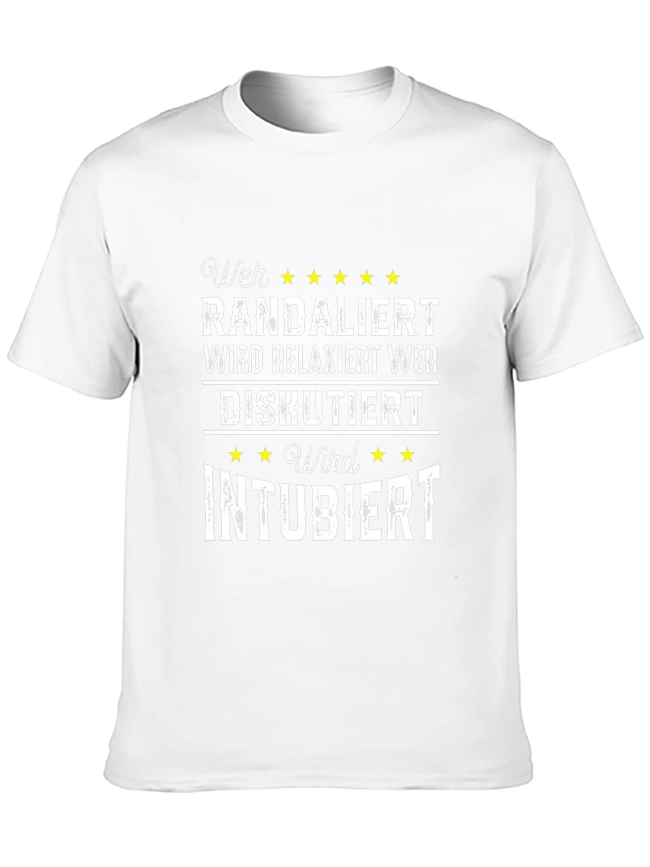 Wer Randaliert T-Shirt - Funny German Humor Tee