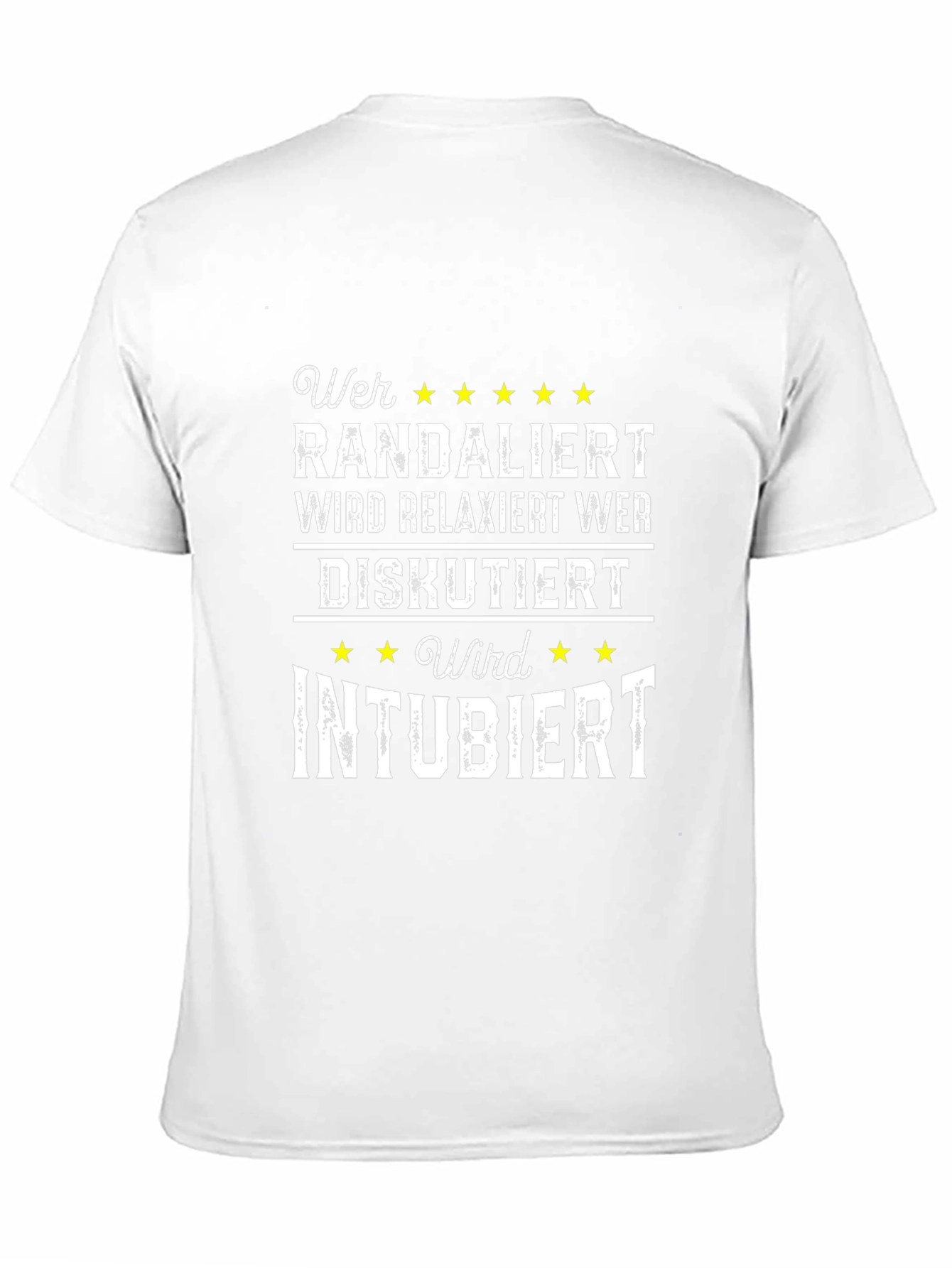 Wer Randaliert T-Shirt - Funny German Humor Tee