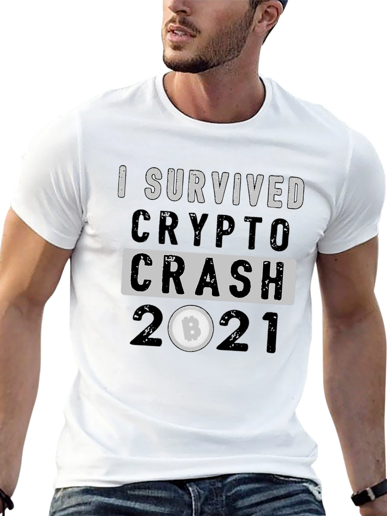 Crypto Crash 2021 Survivor Tee