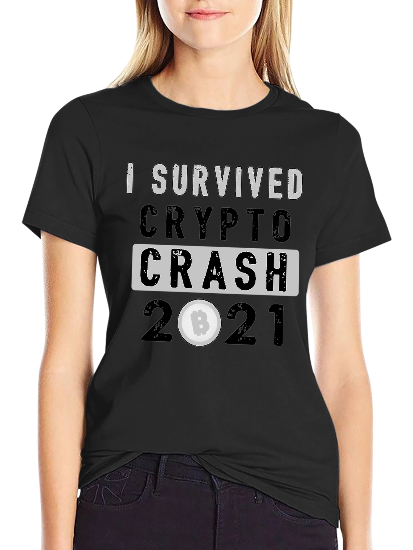Crypto Crash 2021 Survivor Tee