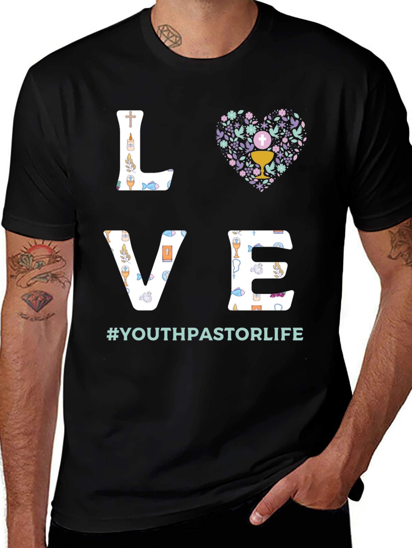 Youth Pastor Life Christian LOVE T-Shirt