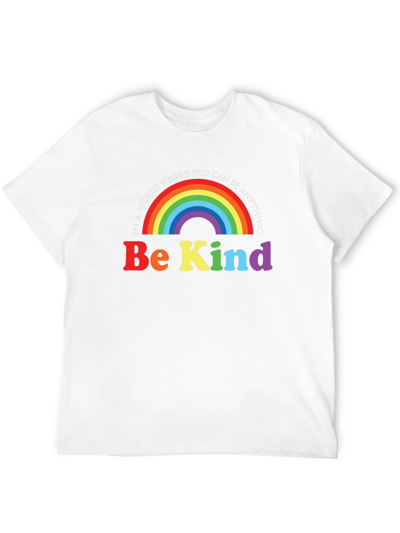 Be Kind Rainbow Graphic Tee