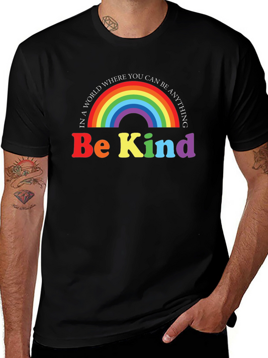 Be Kind Rainbow Graphic Tee