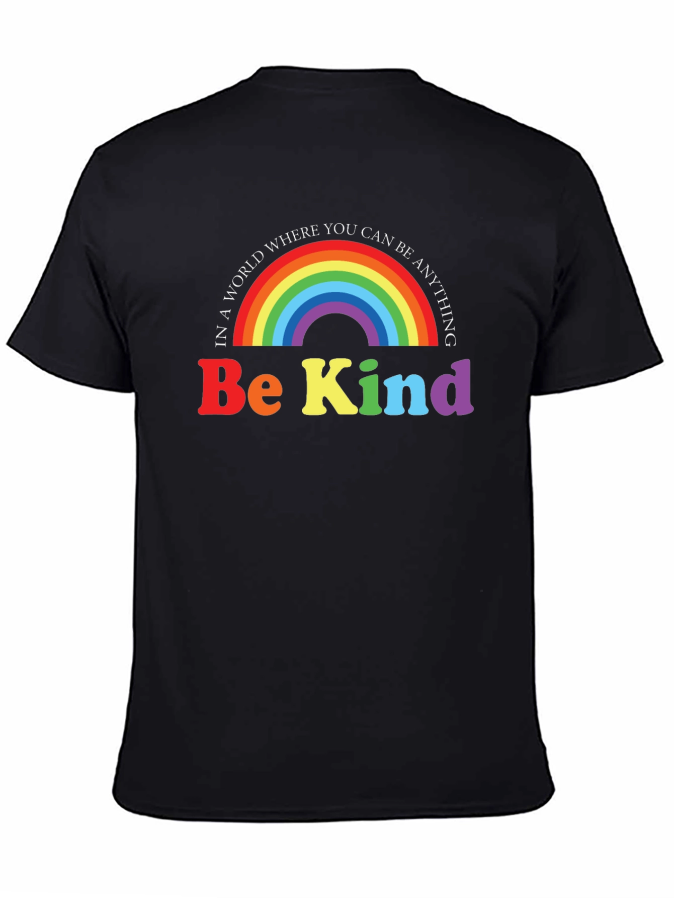 Be Kind Rainbow Graphic Tee