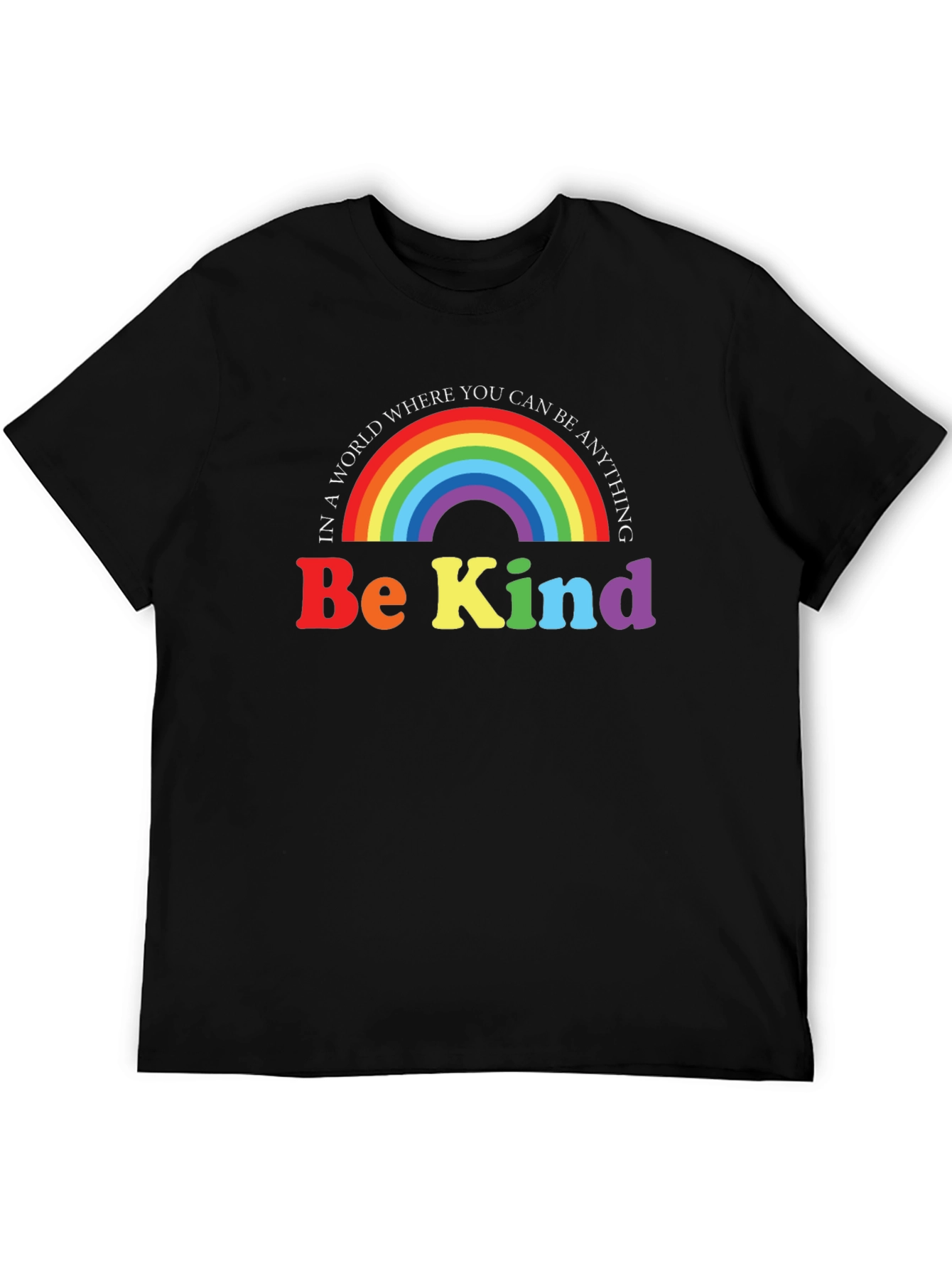 Be Kind Rainbow Graphic Tee