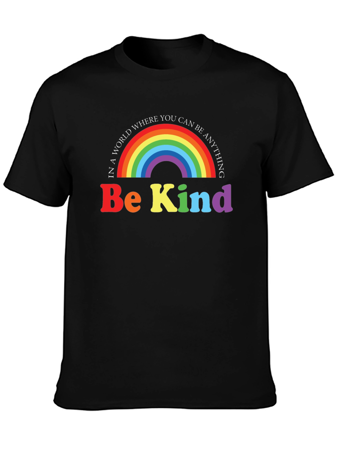 Be Kind Rainbow Graphic Tee