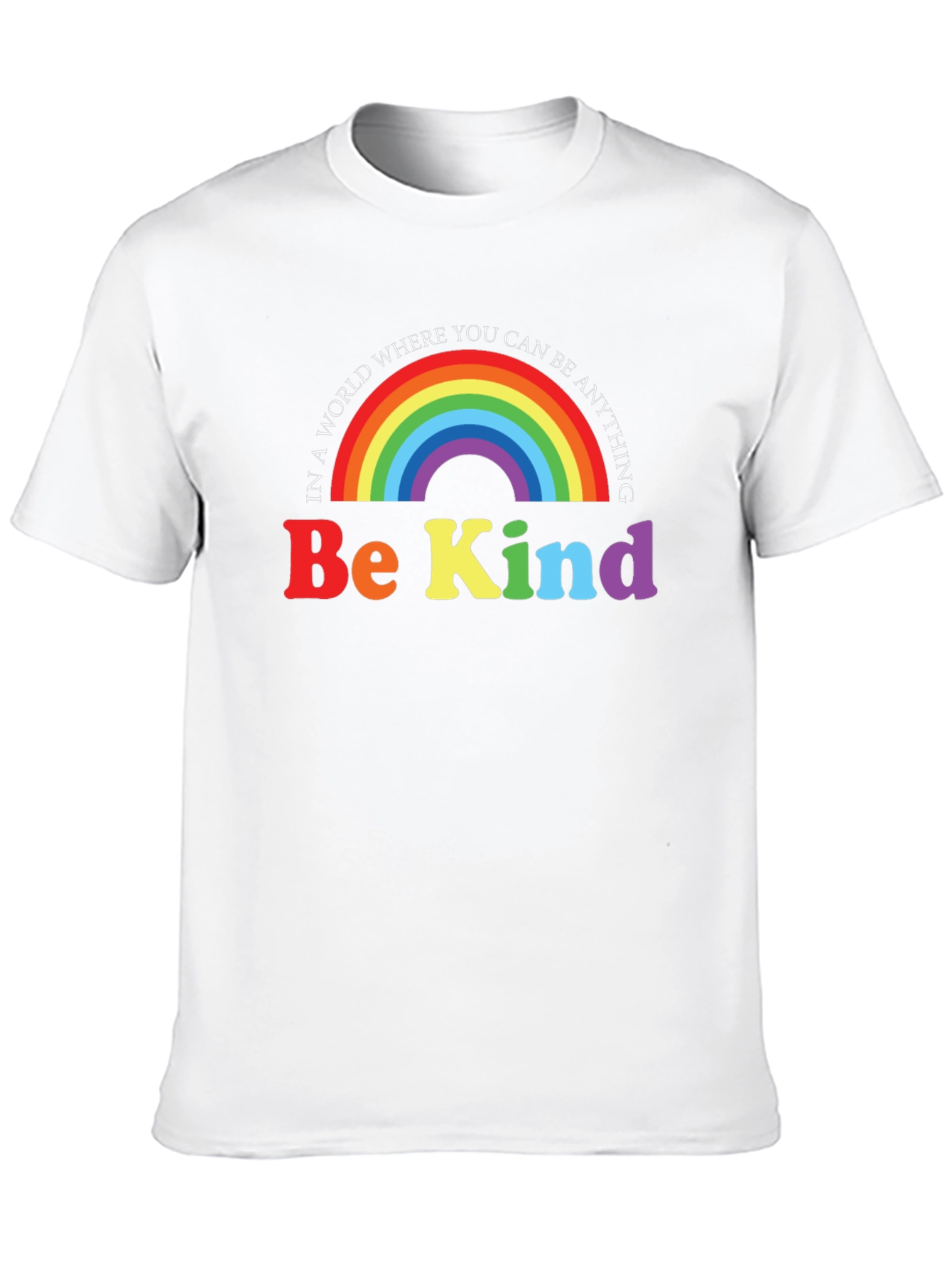 Be Kind Rainbow Graphic Tee