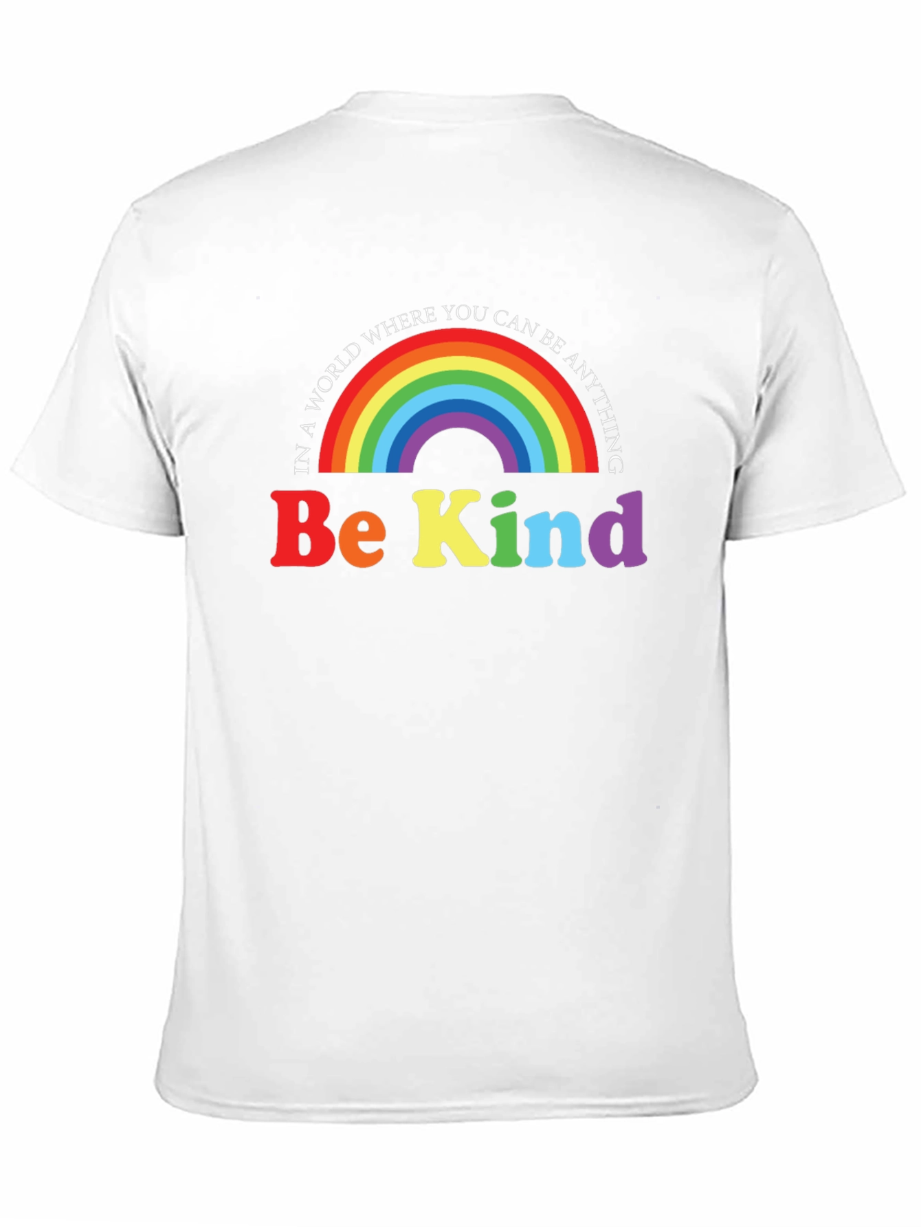 Be Kind Rainbow Graphic Tee
