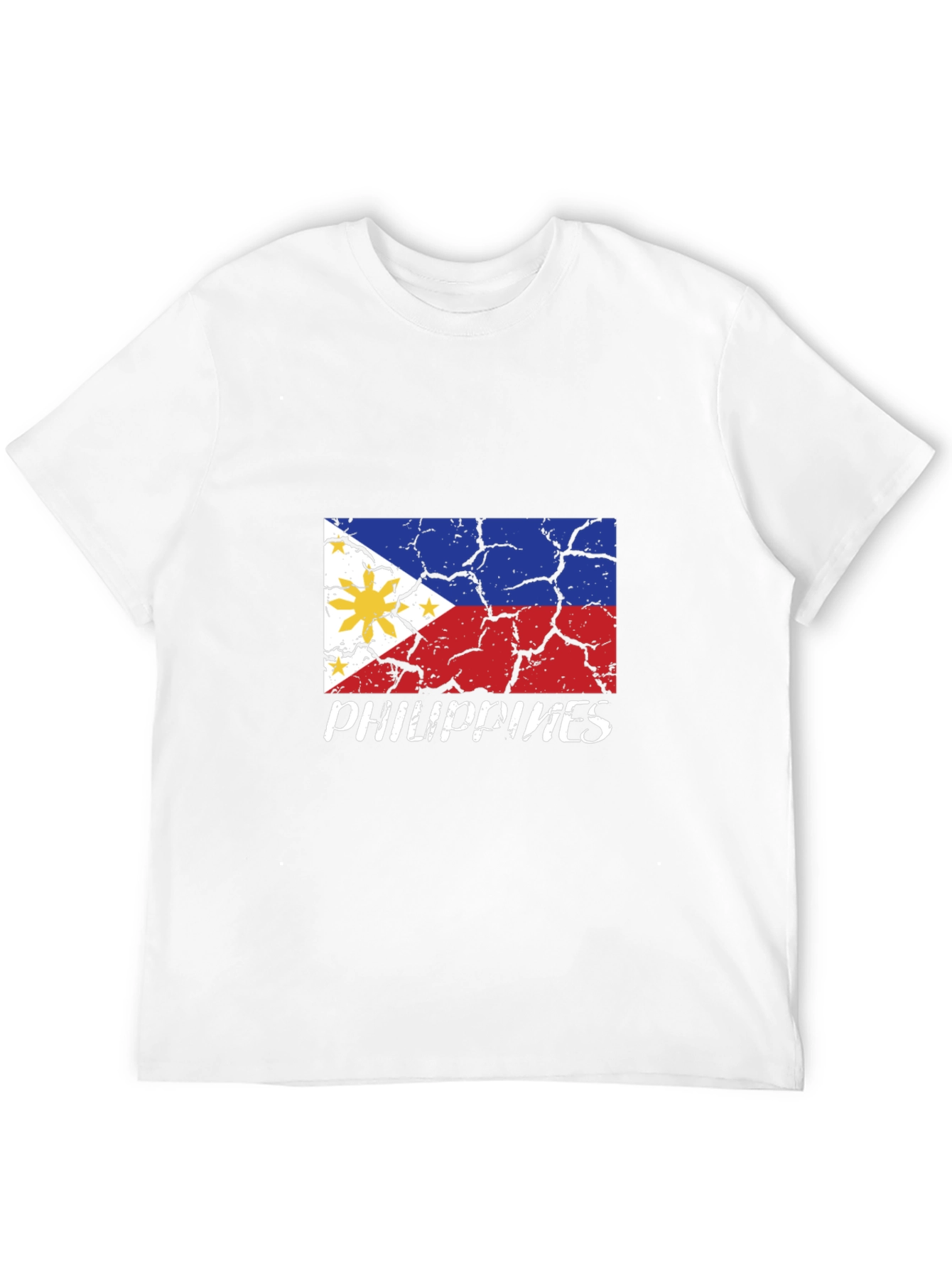 Philippines Flag Distressed T-Shirt