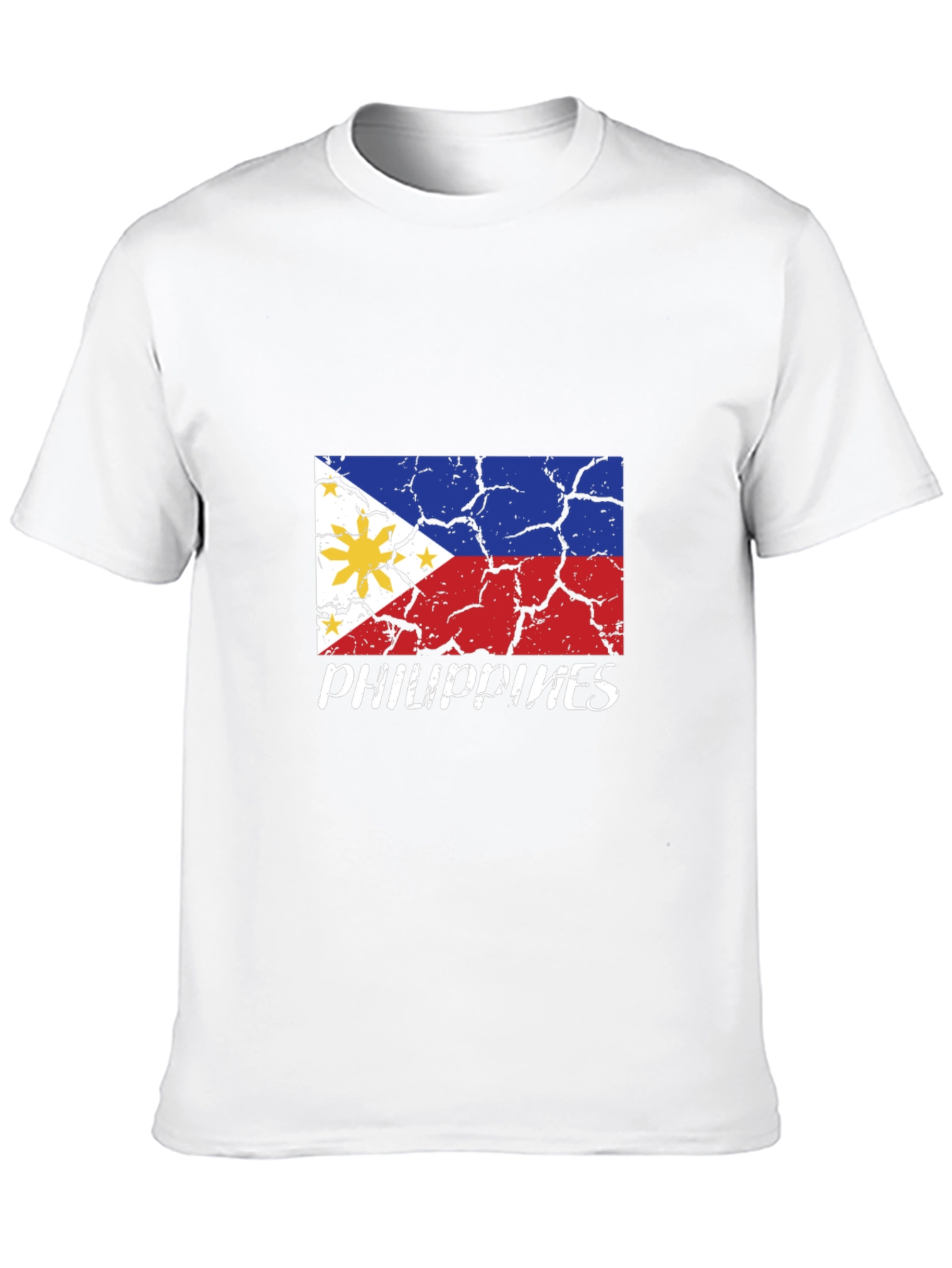 Philippines Flag Distressed T-Shirt
