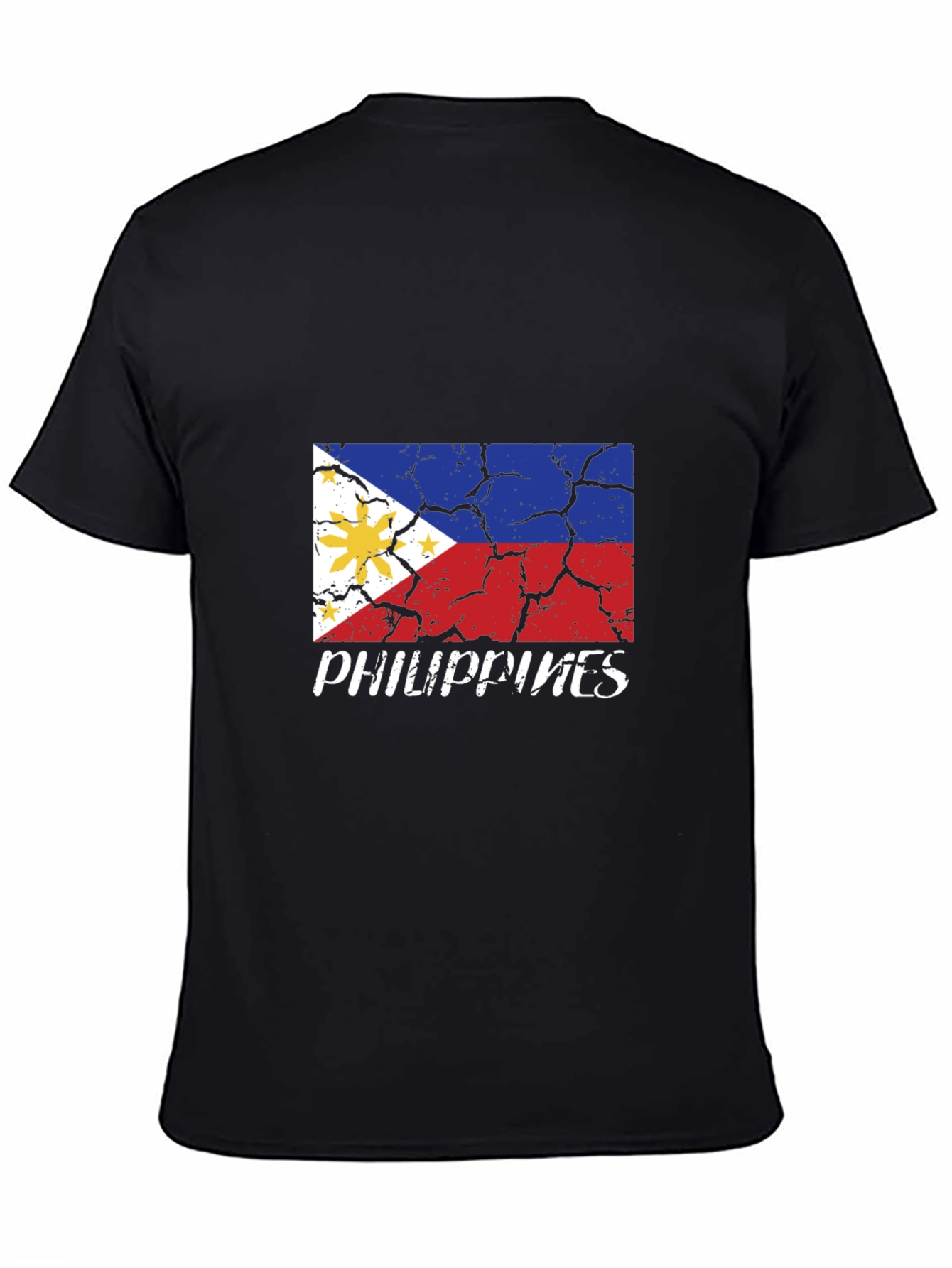 Philippines Flag Distressed T-Shirt