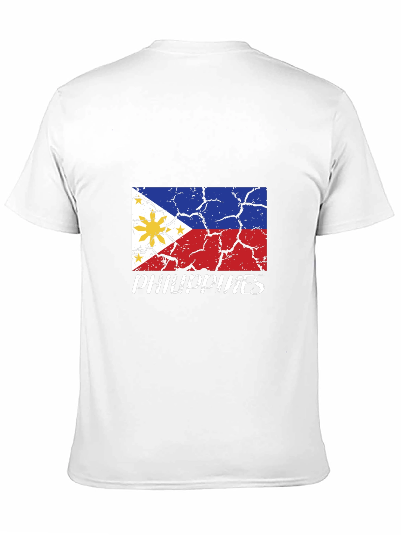 Philippines Flag Distressed T-Shirt