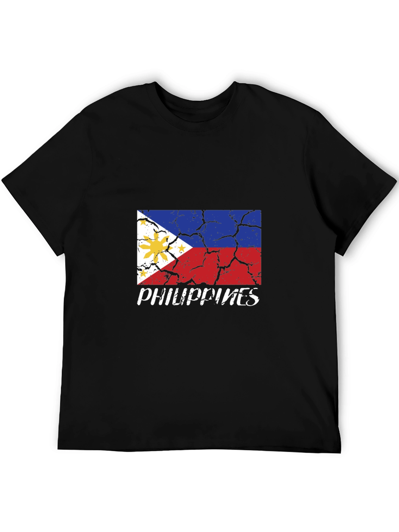 Philippines Flag Distressed T-Shirt