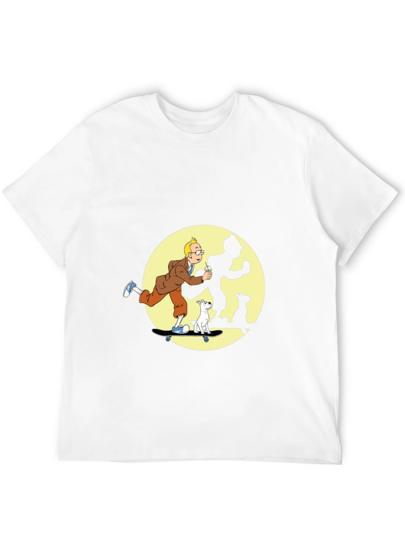 Tintin Skateboard T-Shirt