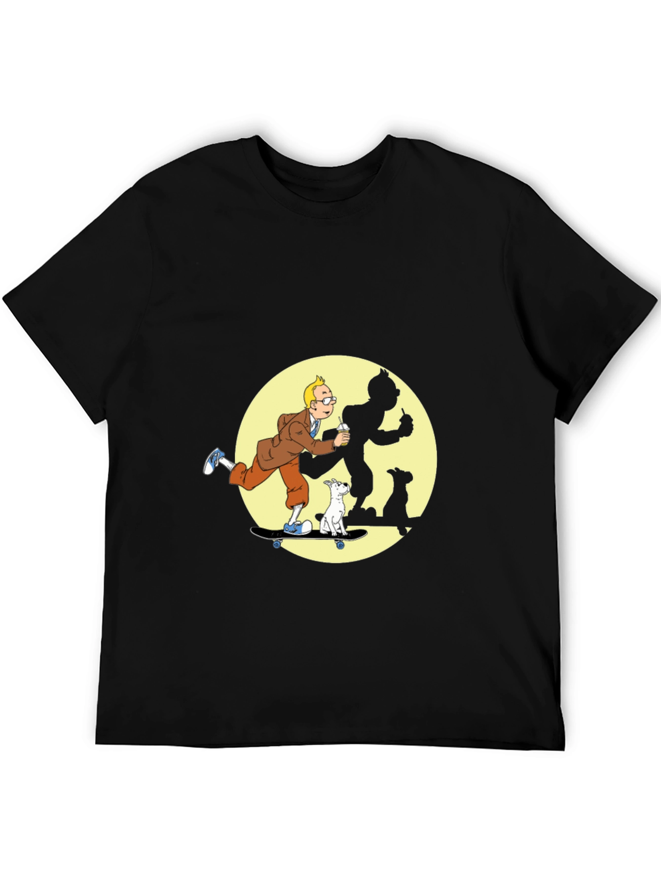 Tintin Skateboard T-Shirt