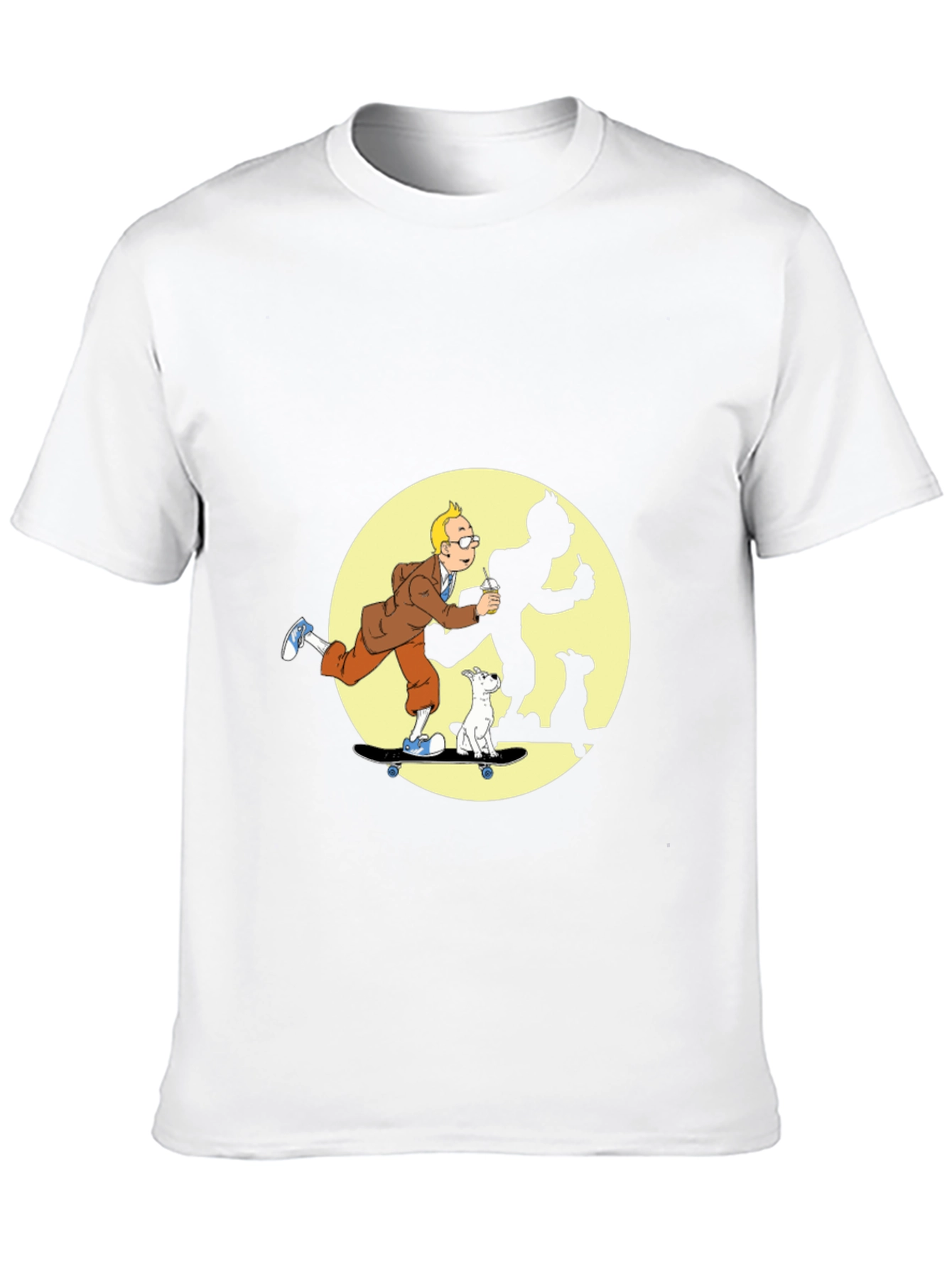 Tintin Skateboard T-Shirt
