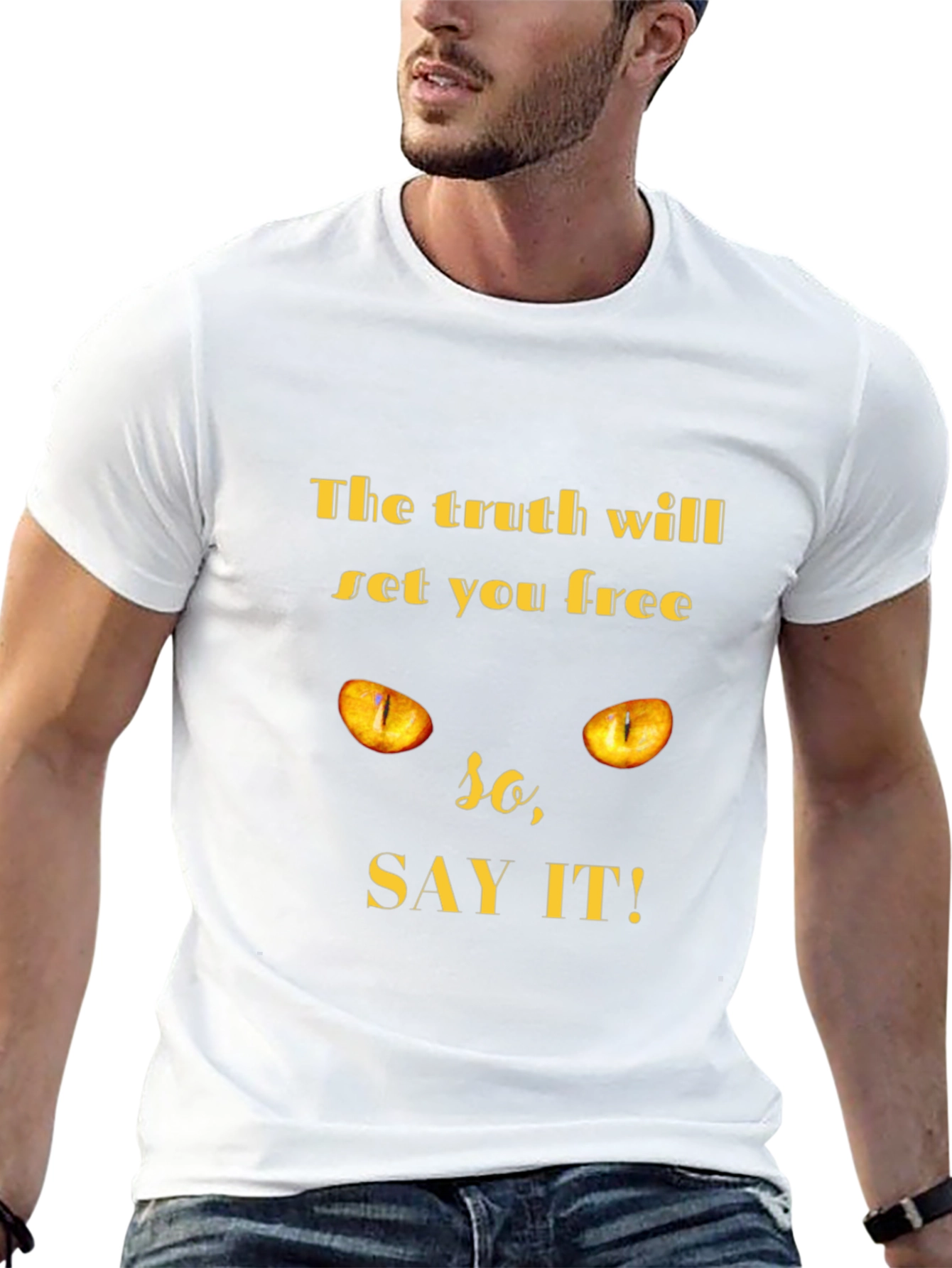 Truth Will Set You Free Cat Eye T-Shirt