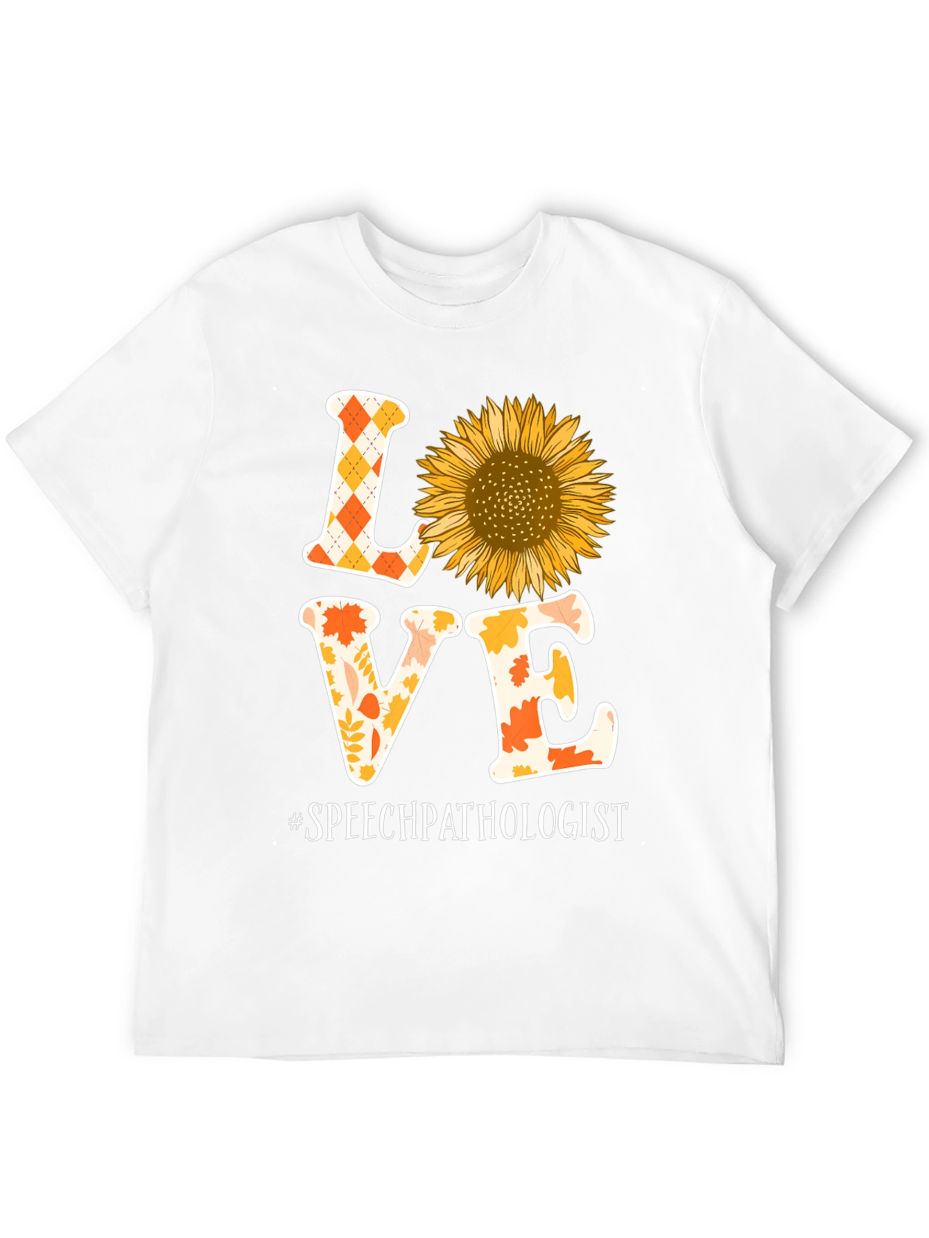 Speech Pathologist Love Sunflower Graphic Tee