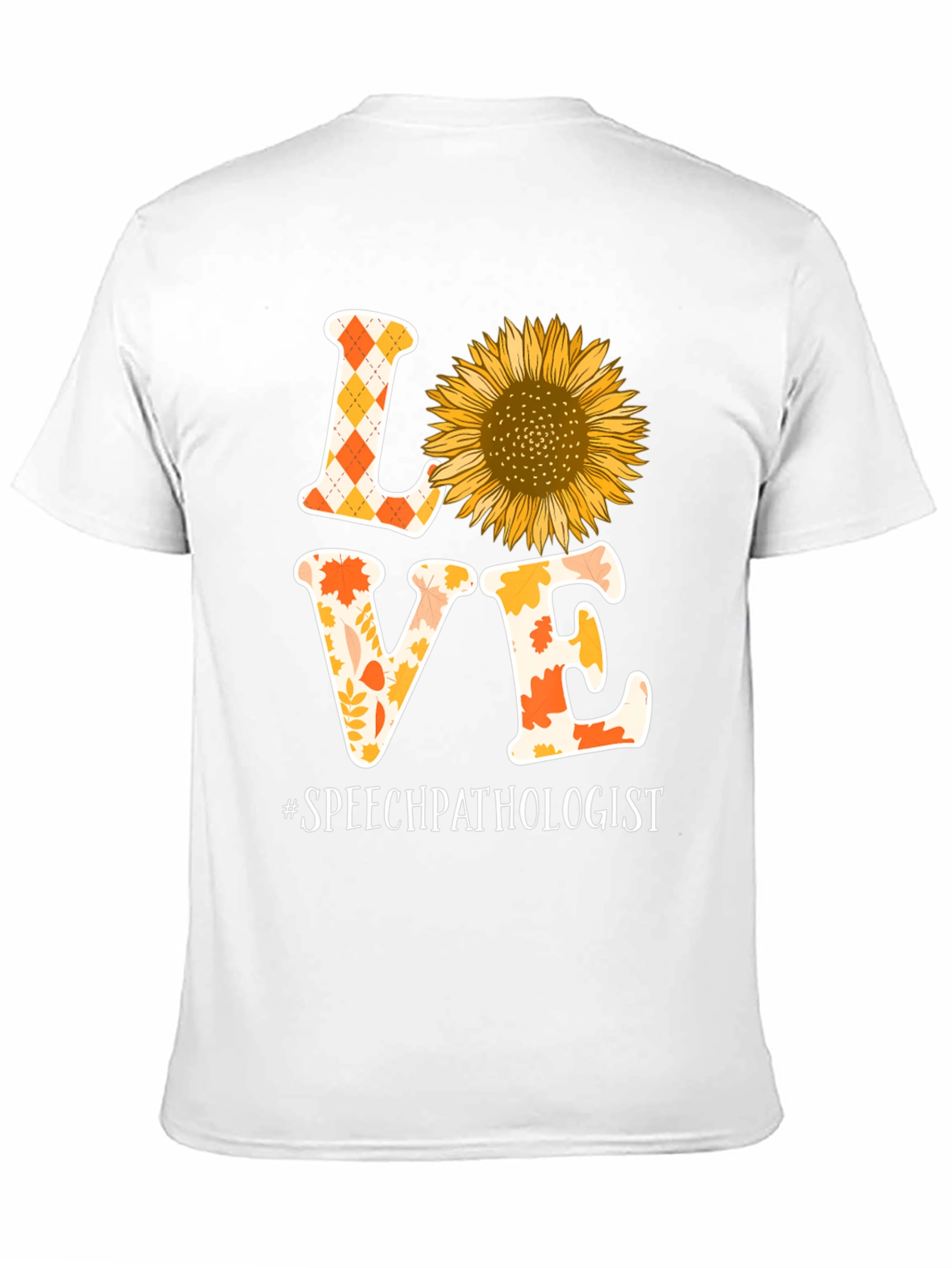 Speech Pathologist Love Sunflower Graphic Tee