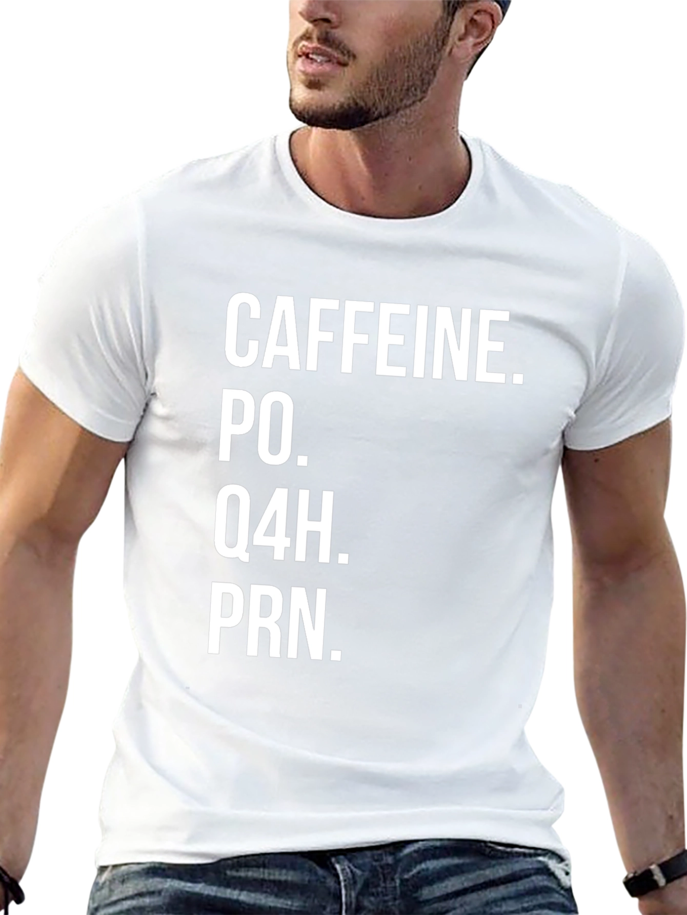 Caffeine PRN Black Tee