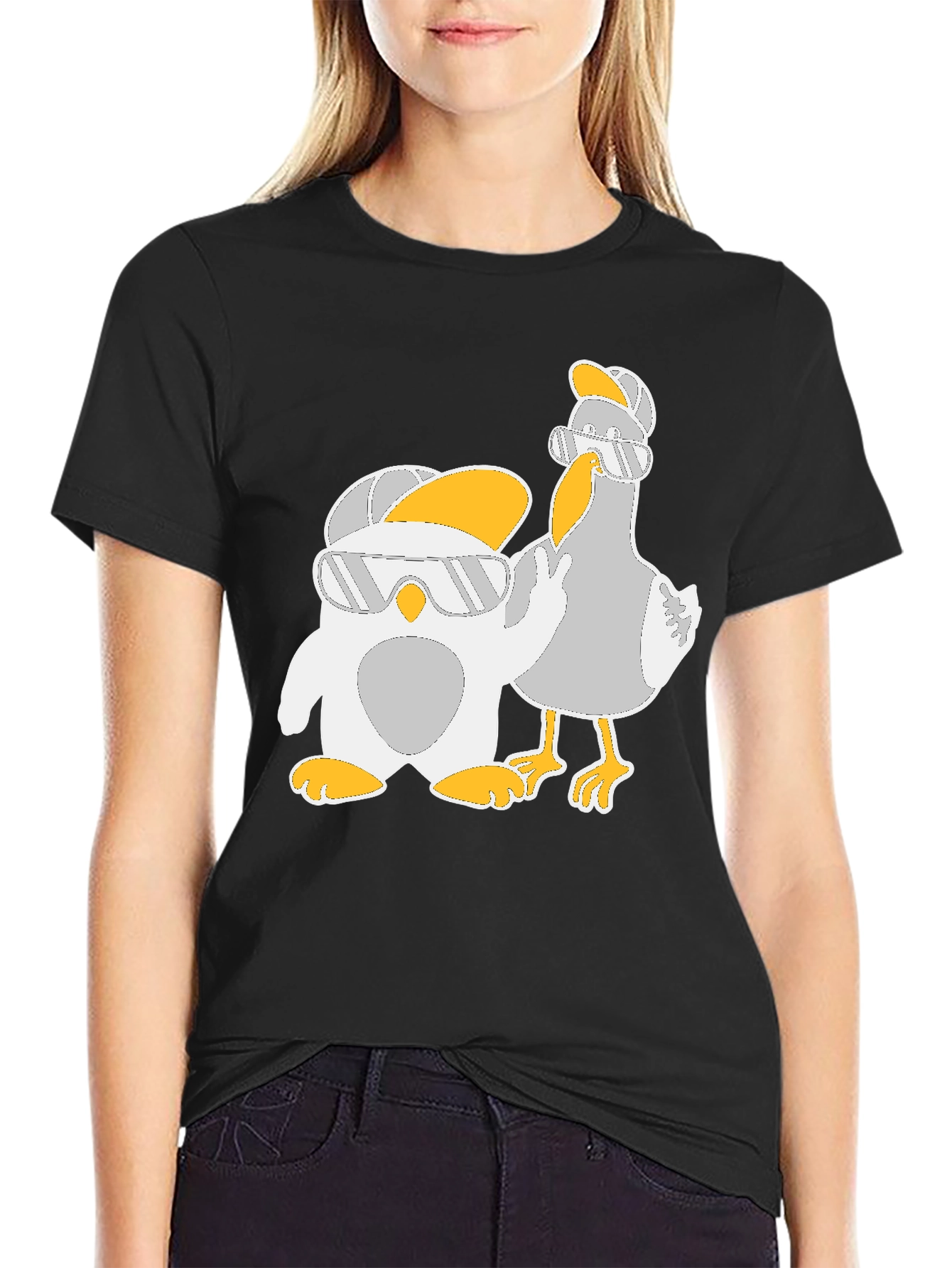 Cool Cartoon Animal Graphic Tee