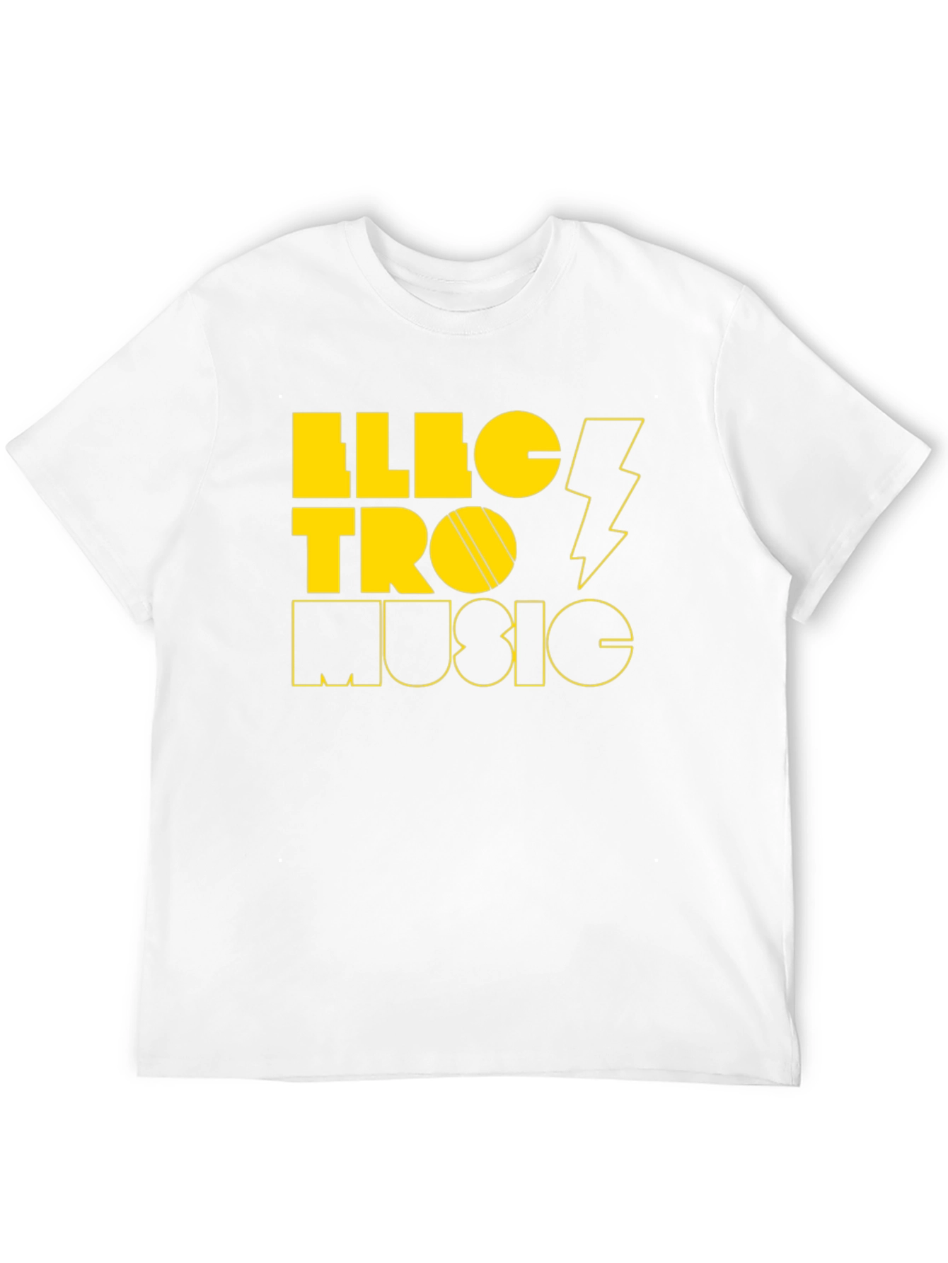 Electro Music Graphic Tee - Stylish Black T-Shirt