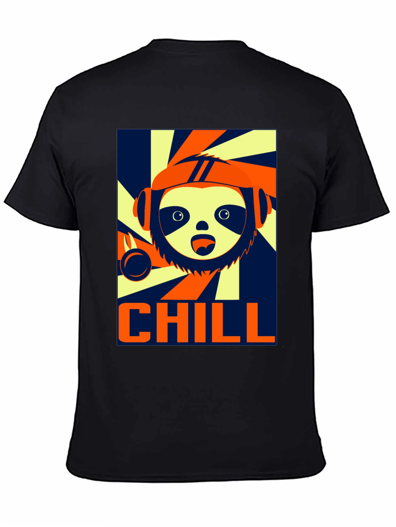 Chill Sloth Graphic T-Shirt - Trendy Relaxed Fit