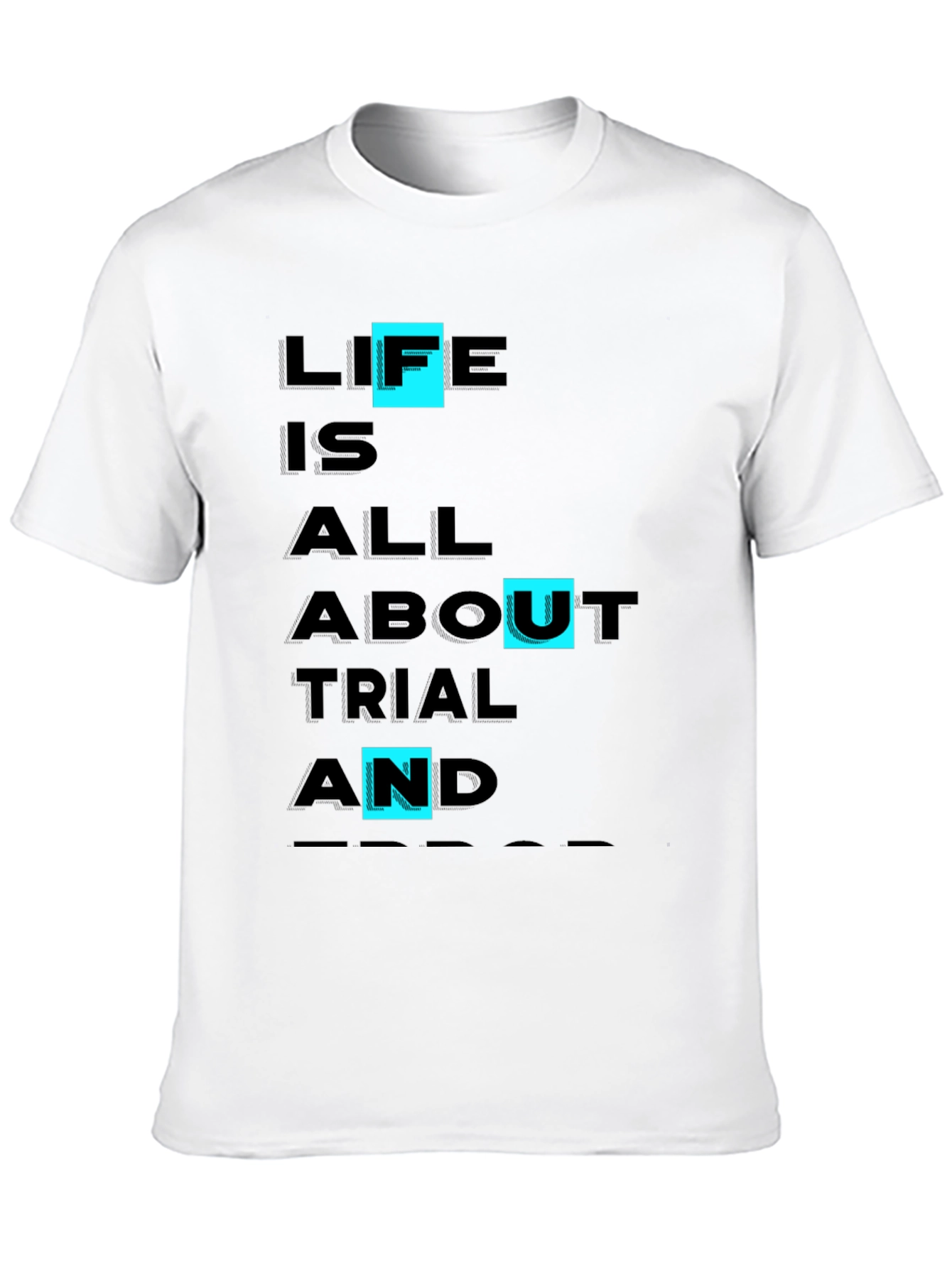 Life Trial & Error Graphic Tee - Black