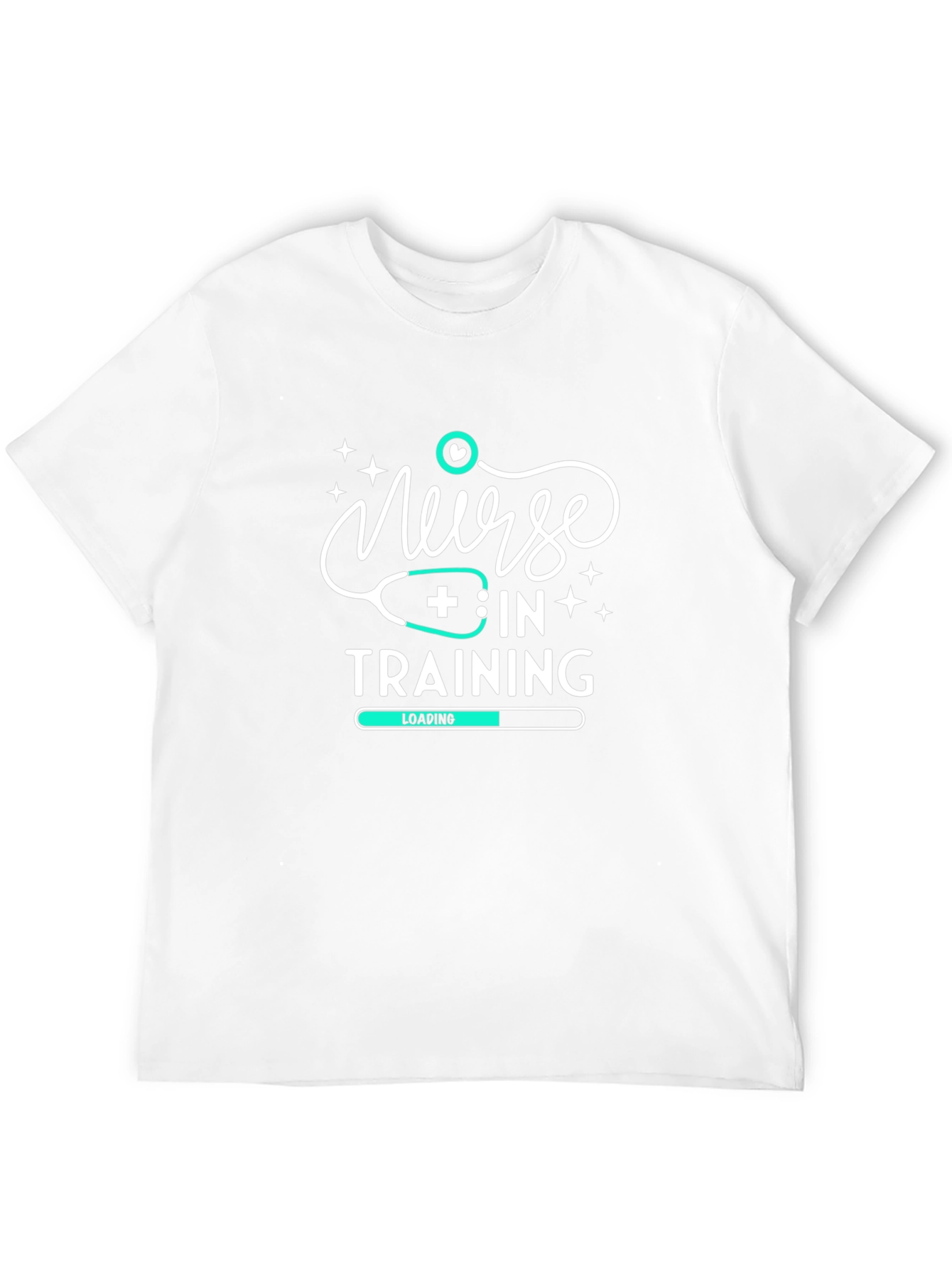 Nurse In Training Graphic T-Shirt - Black Cotton Tee