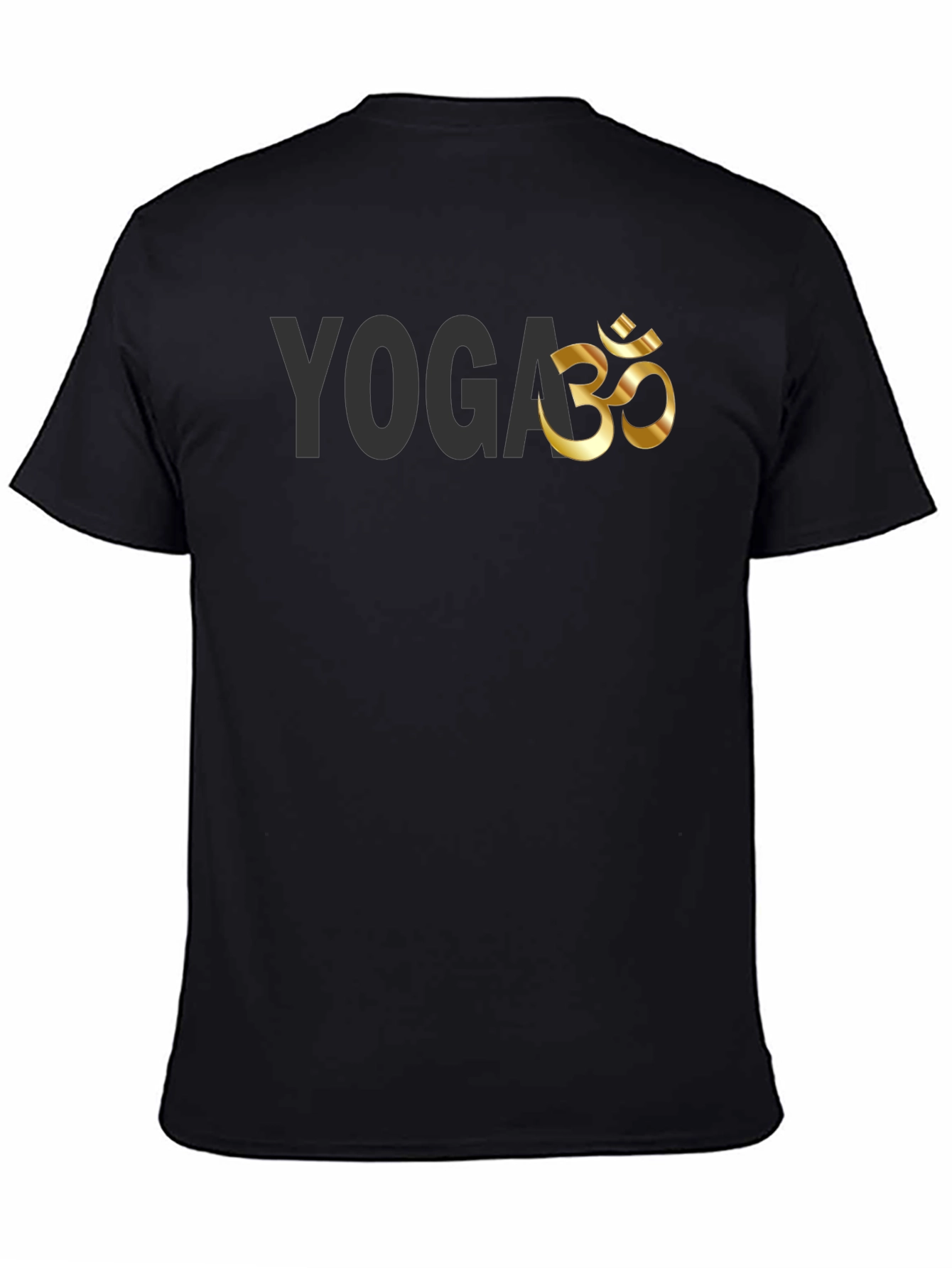 Yoga Om Symbol Graphic Tee - Black