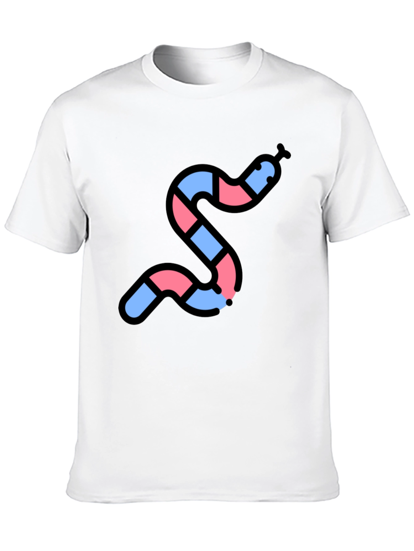 Snake Pattern Tee - Unique Design Comfortable Fit