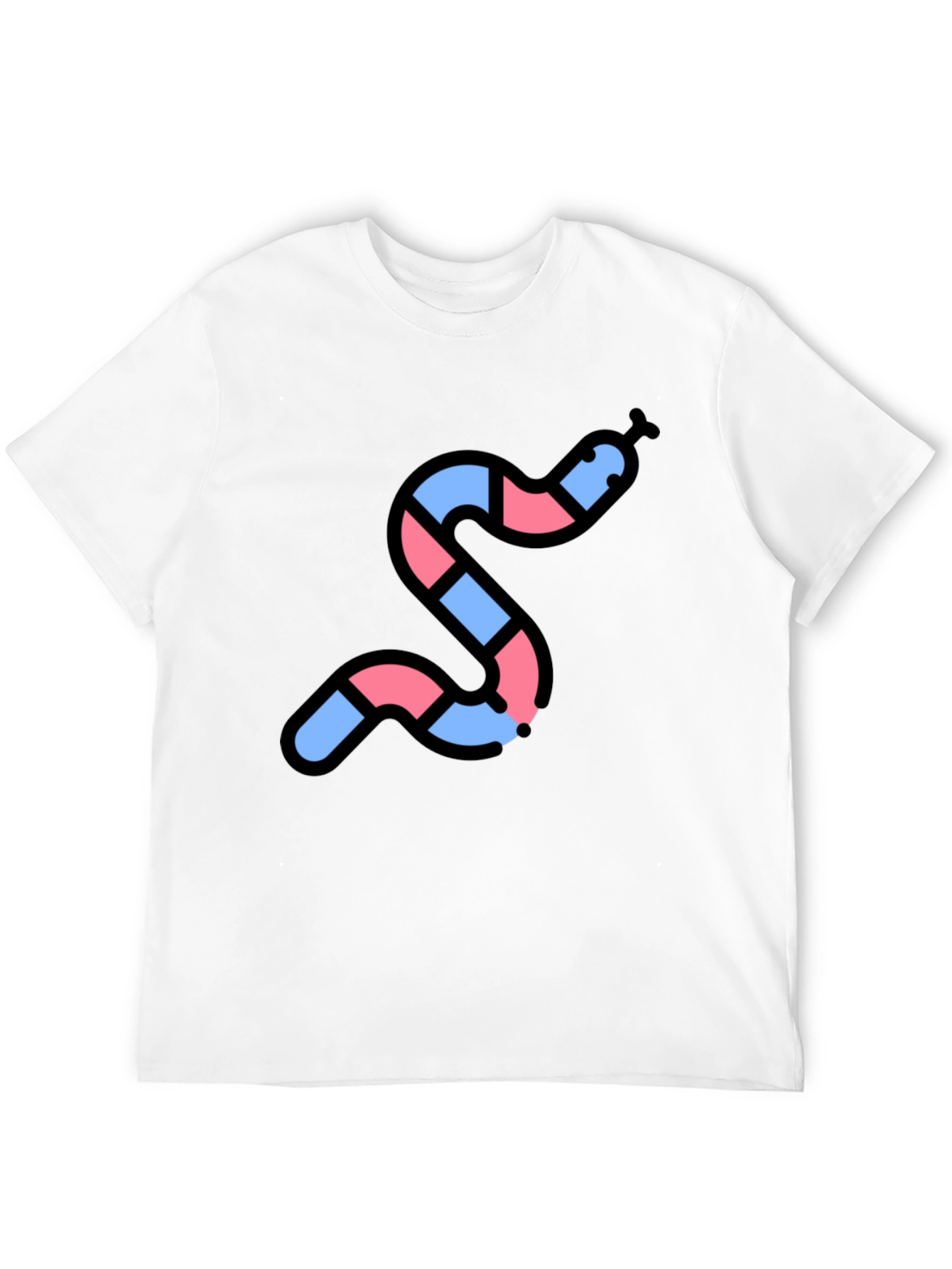 Snake Pattern Tee - Unique Design Comfortable Fit