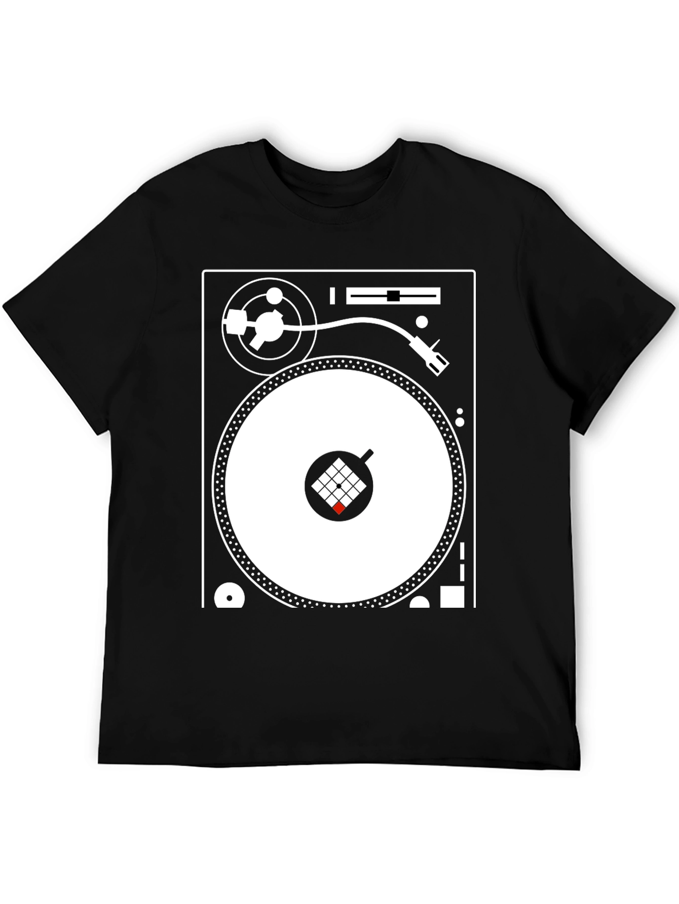 DJ Turntable Graphic T-Shirt
