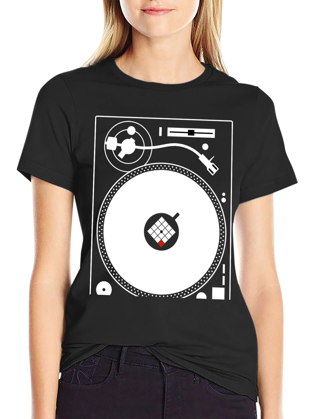 DJ Turntable Graphic T-Shirt