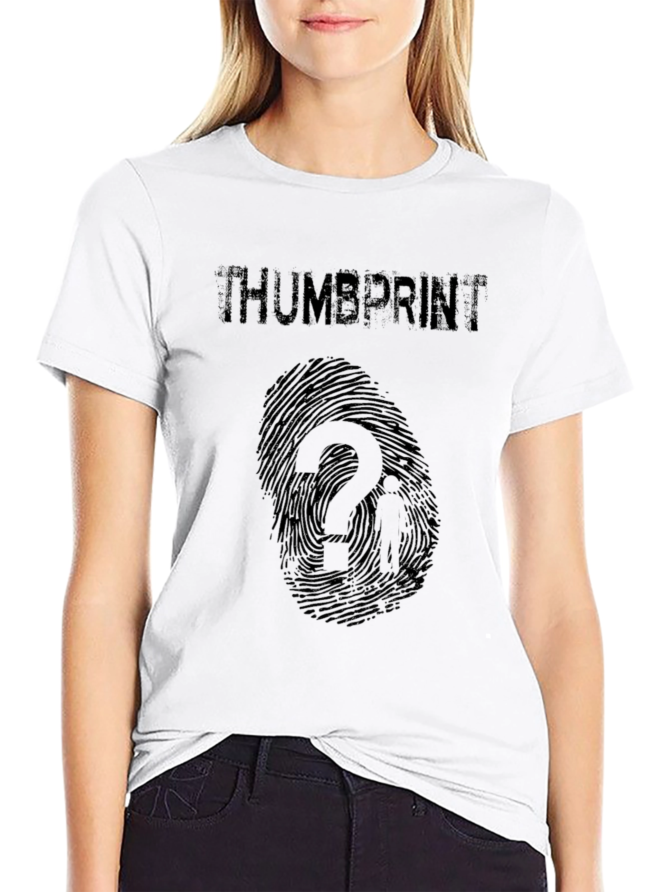 Thumbprint Question T-Shirt