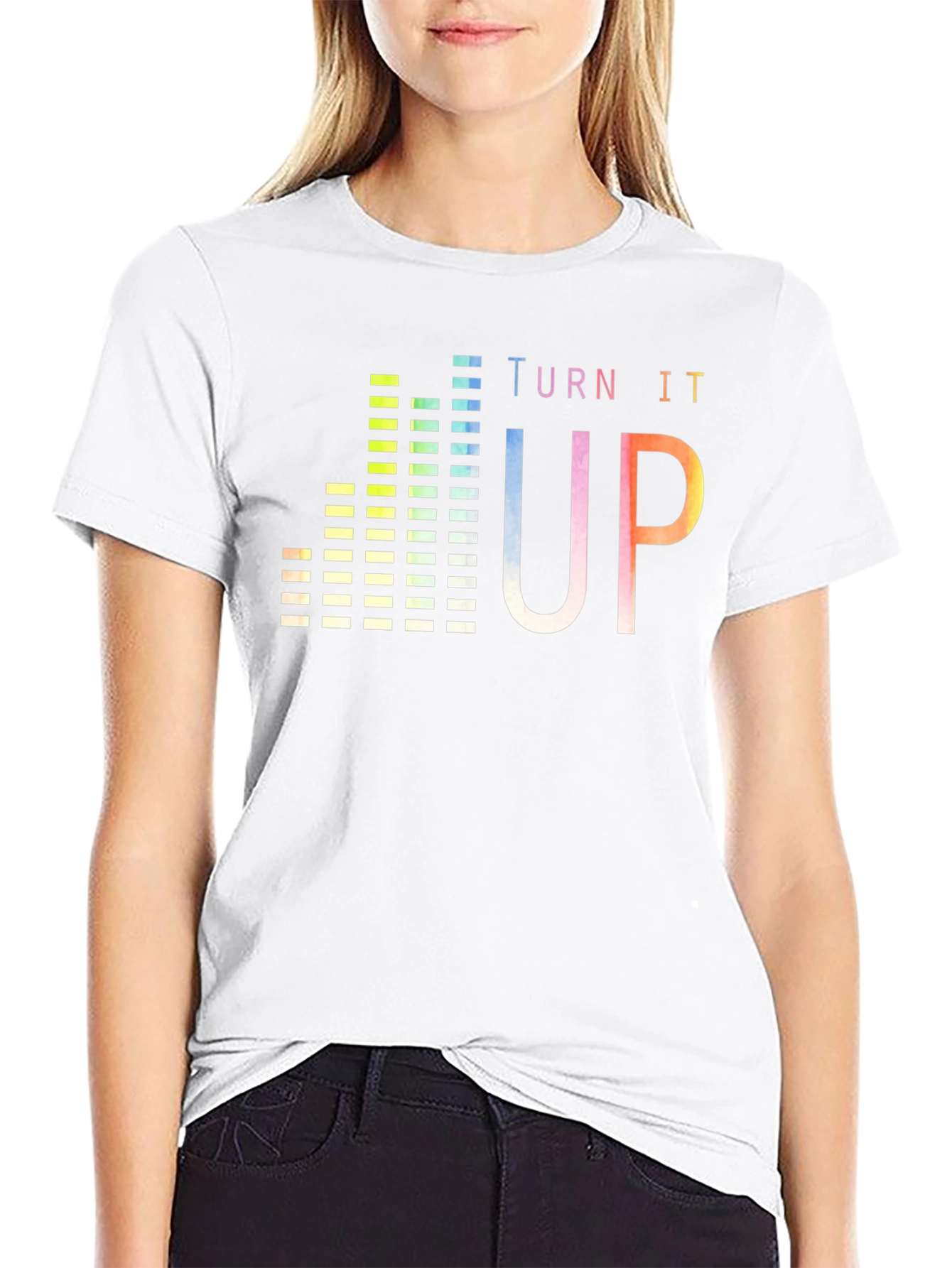 Turn It Up Graphic Tee - Music Lovers Shirt