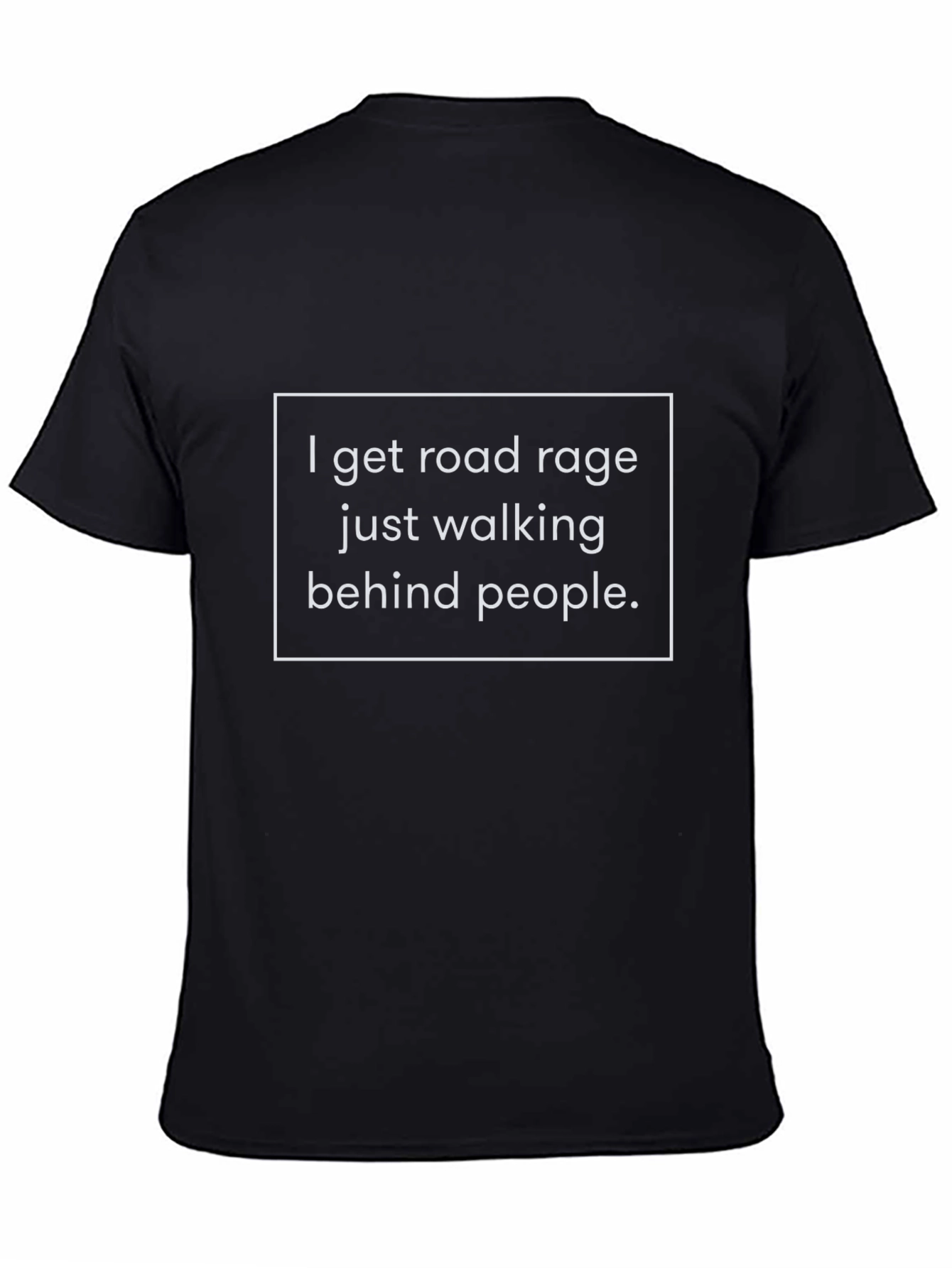Road Rage Funny Graphic T-Shirt - Black