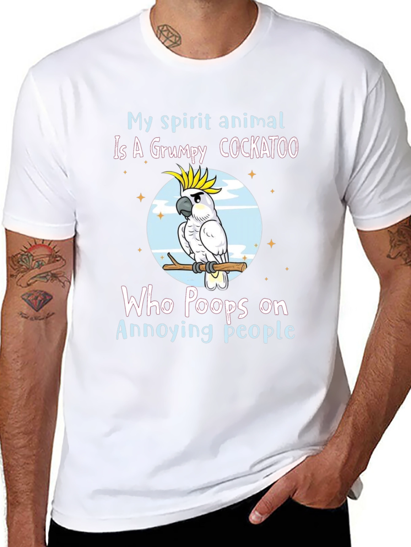 Grumpy Cockatoo T-Shirt: My Spirit Animal Tee